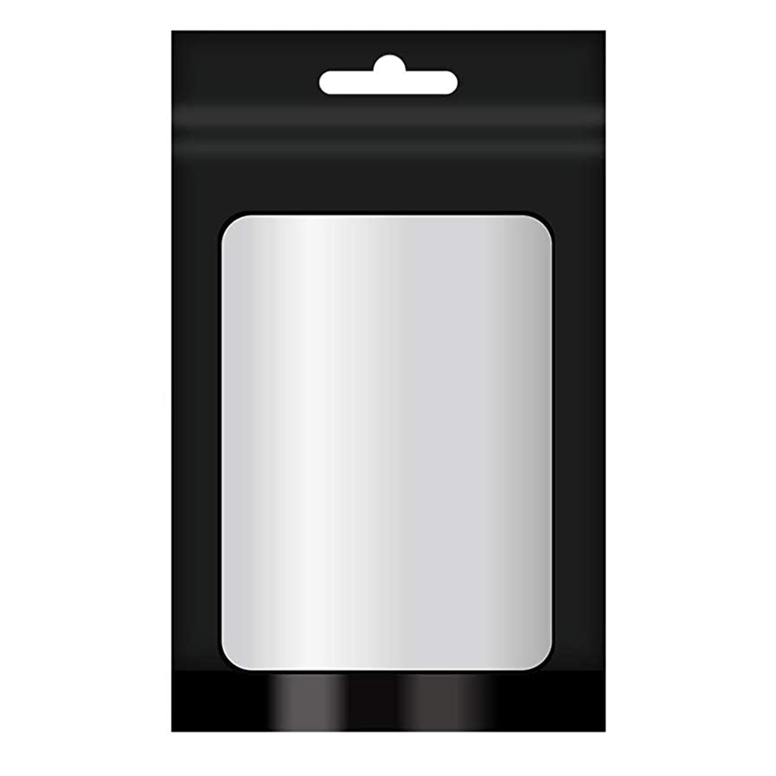 100x Mylar Bag Food Storage Container Snacks Jewelry Packing Storing Black L