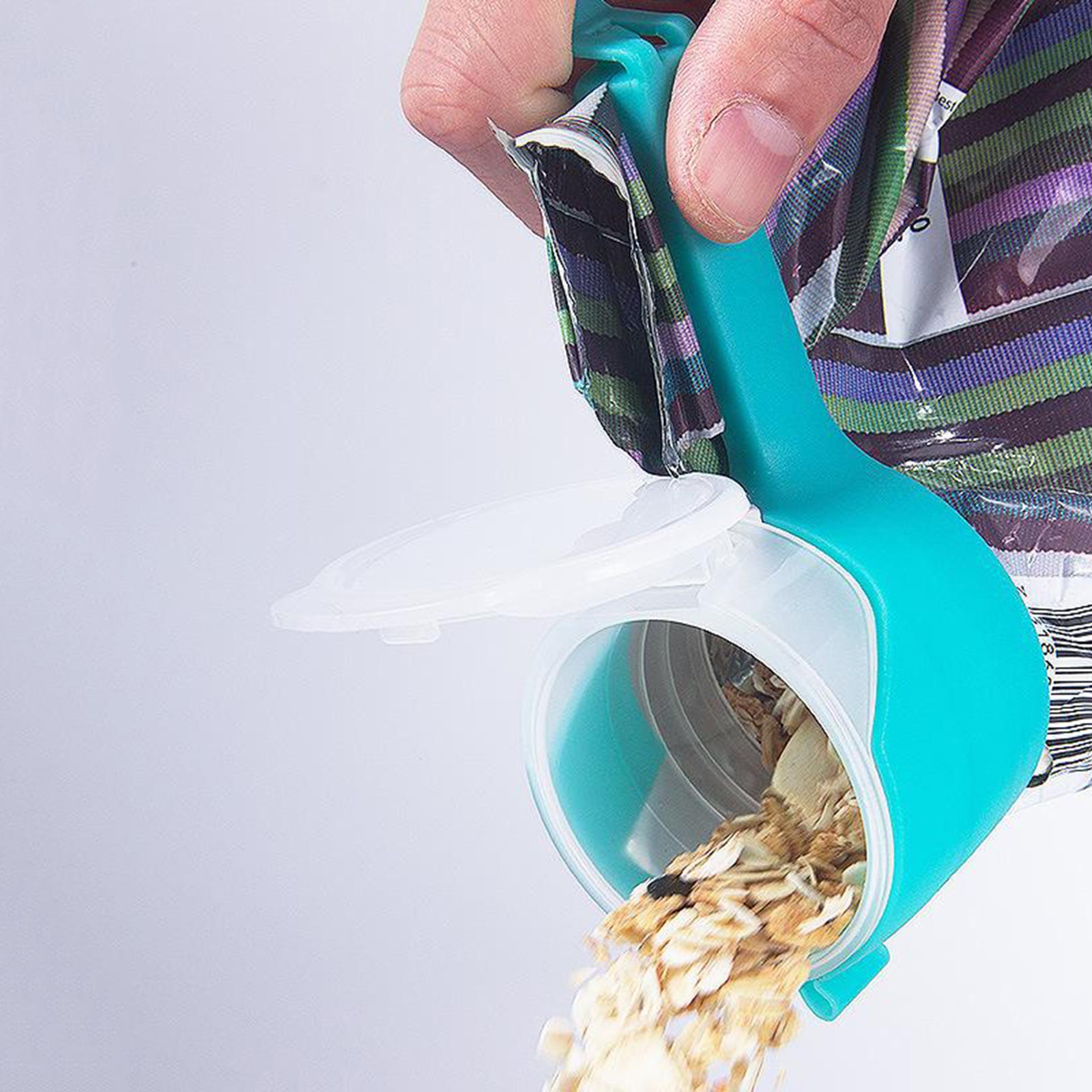 tifunction Food Seal Pour Storage Bag Clips Snack Sealing Moistureproof
