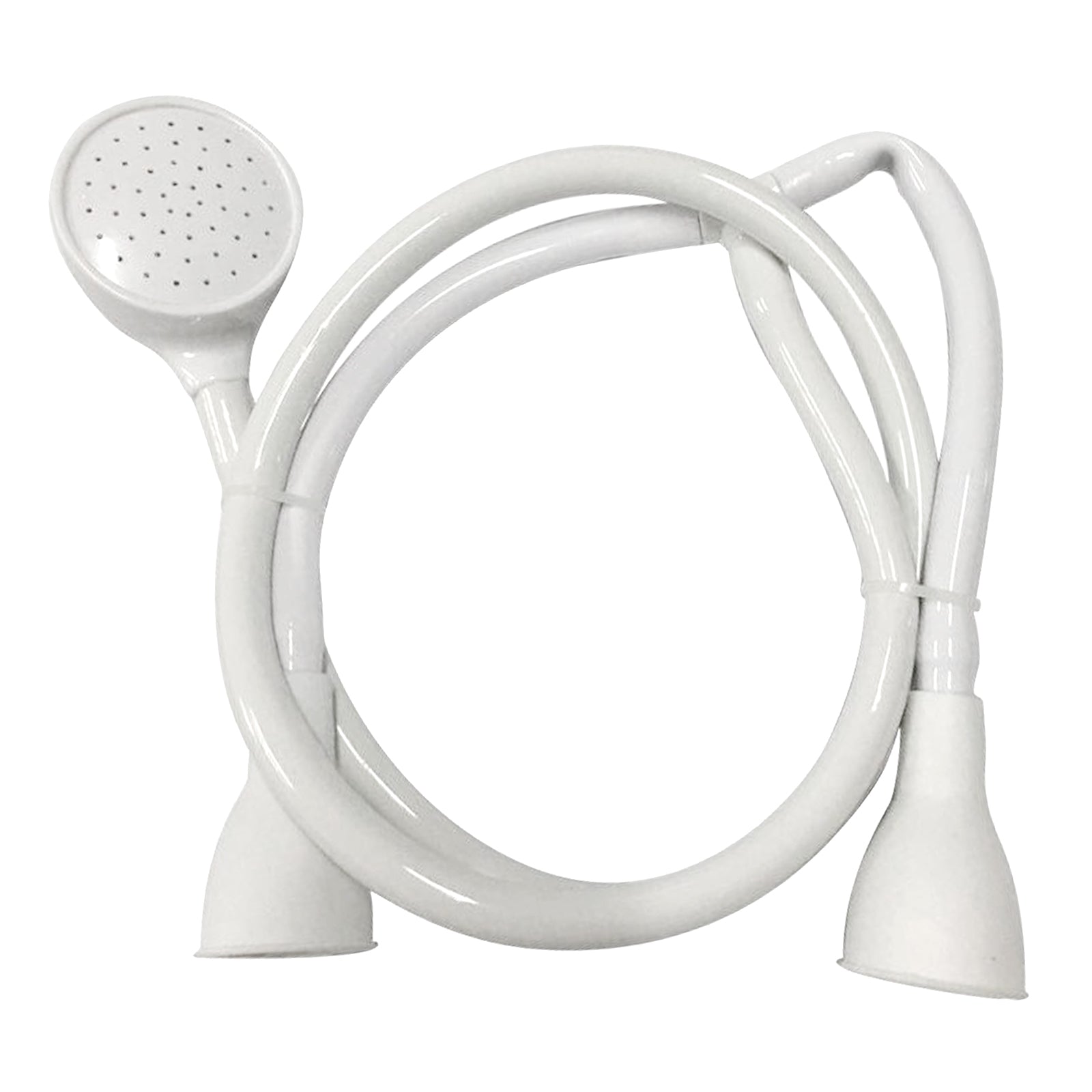 Double Tap Bath Tub Shower Head Hose Push On White Attachment Pet Bath Tool
