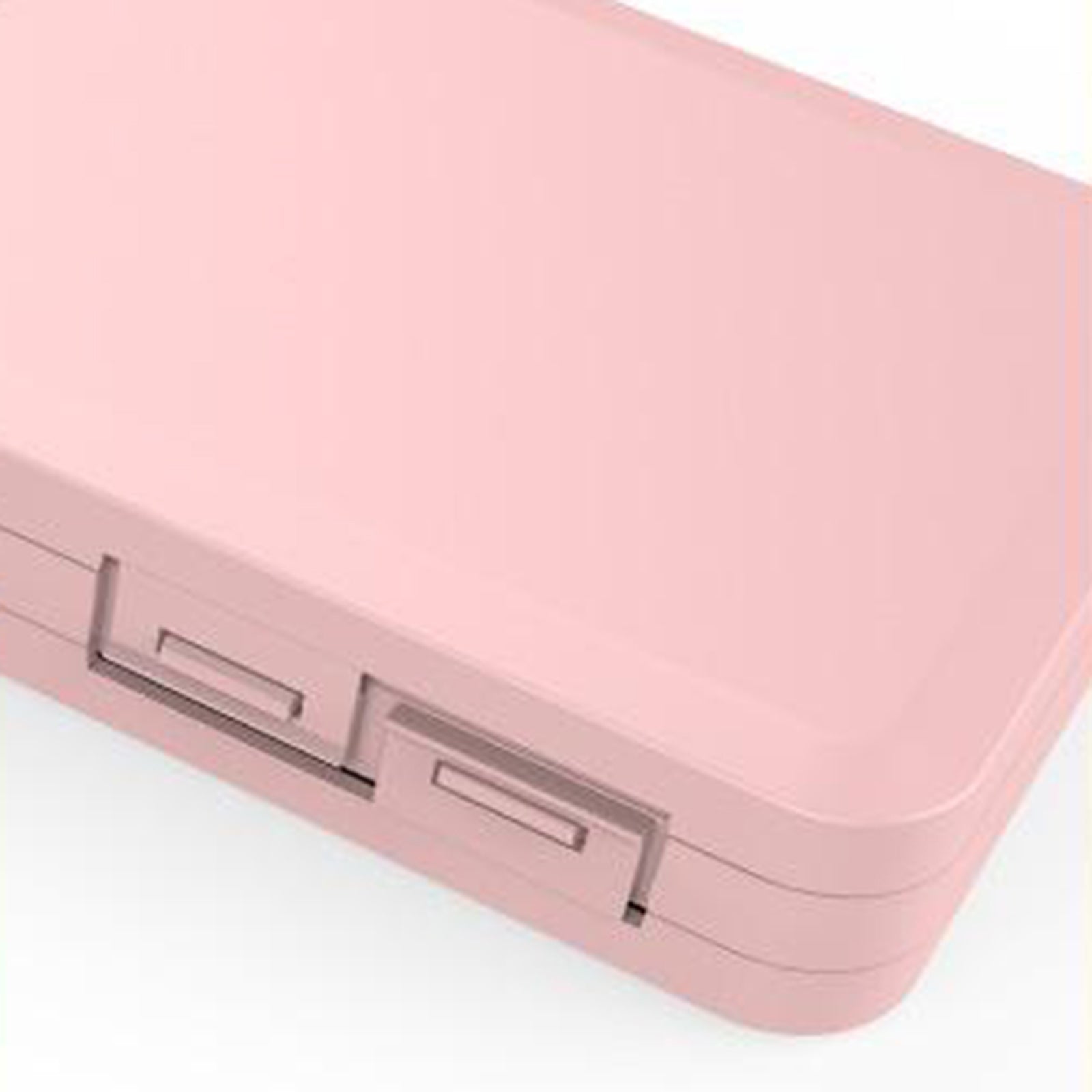 Dustproof Moisture-proof Storage Box Cover Case Storage Box Folder Pink