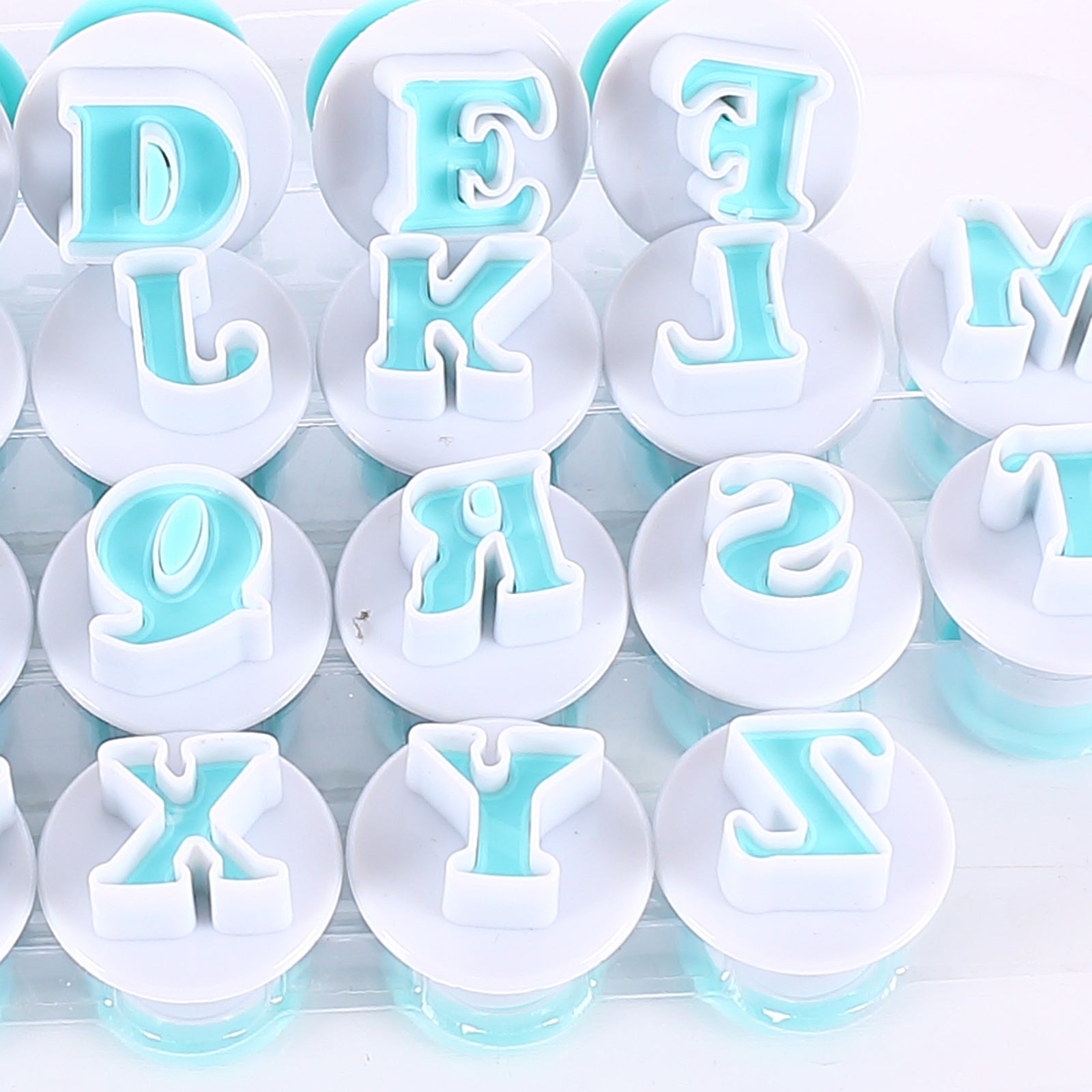 Cookie Cutter Plastic Fondant Cutter Baking Cake Mold Capital- Alphabet