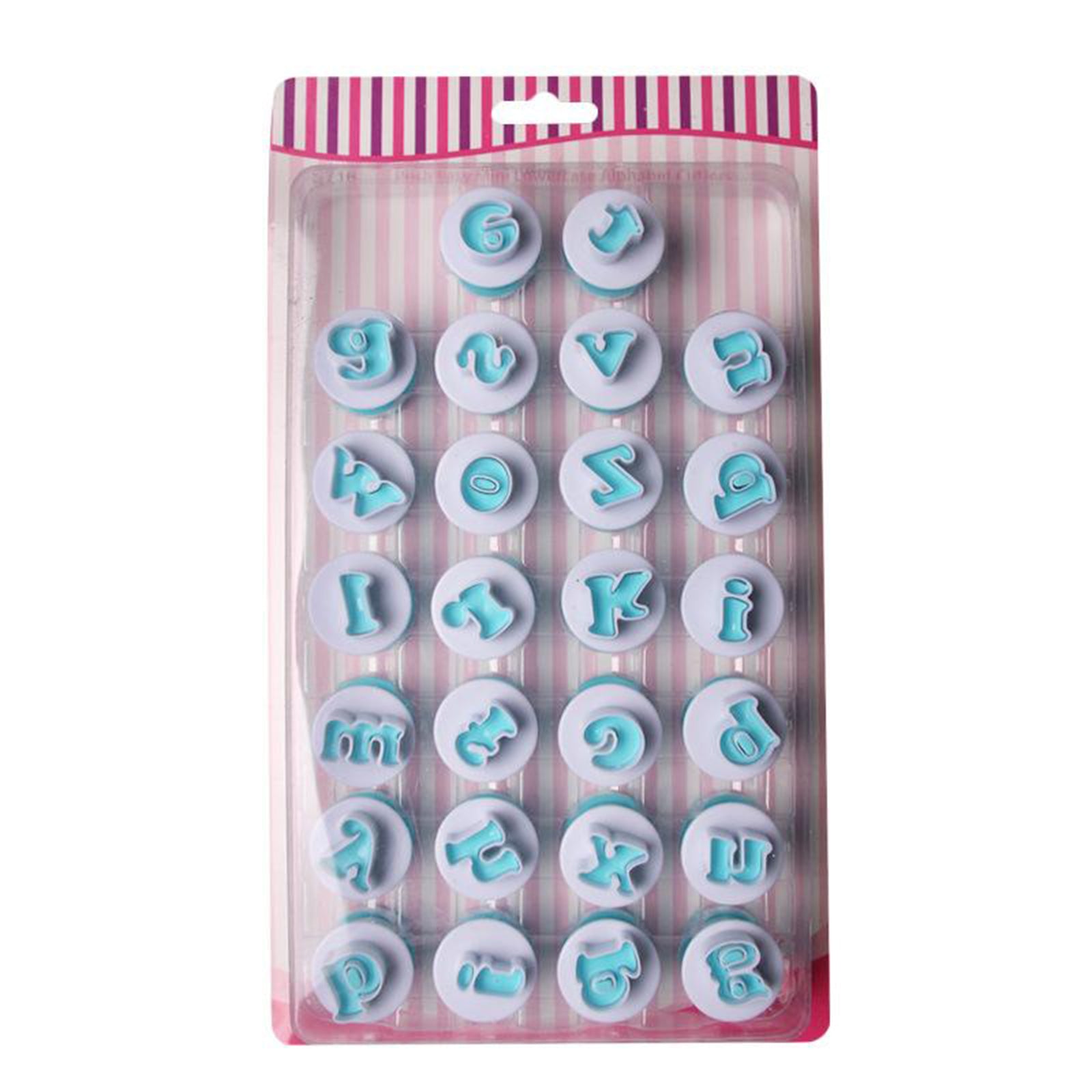 Cookie Cutter Plastic Fondant Cutter Baking Cake Mold Non-capital- Alphabet