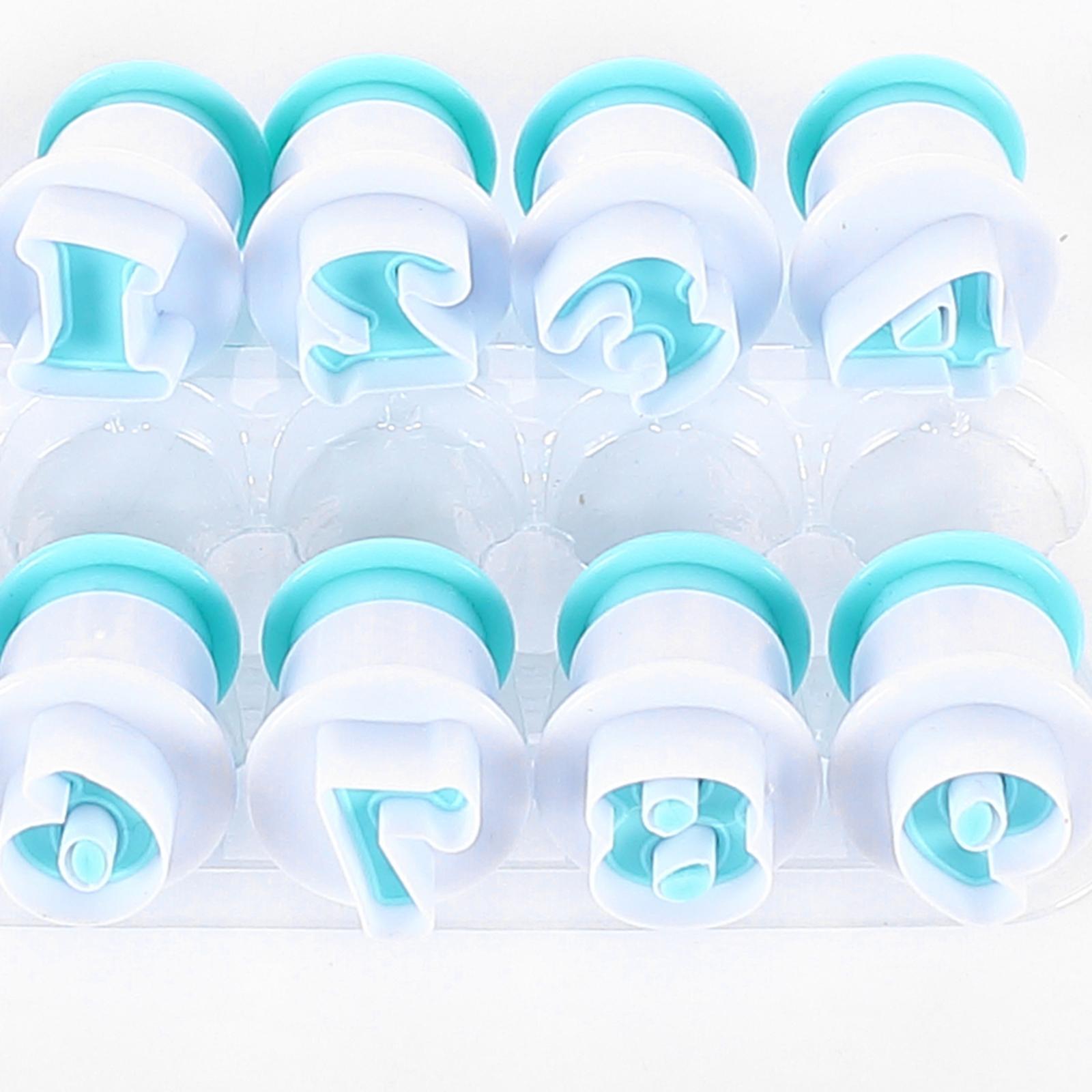 Cookie Cutter Plastic Fondant Cutter Baking Cake Mold Number