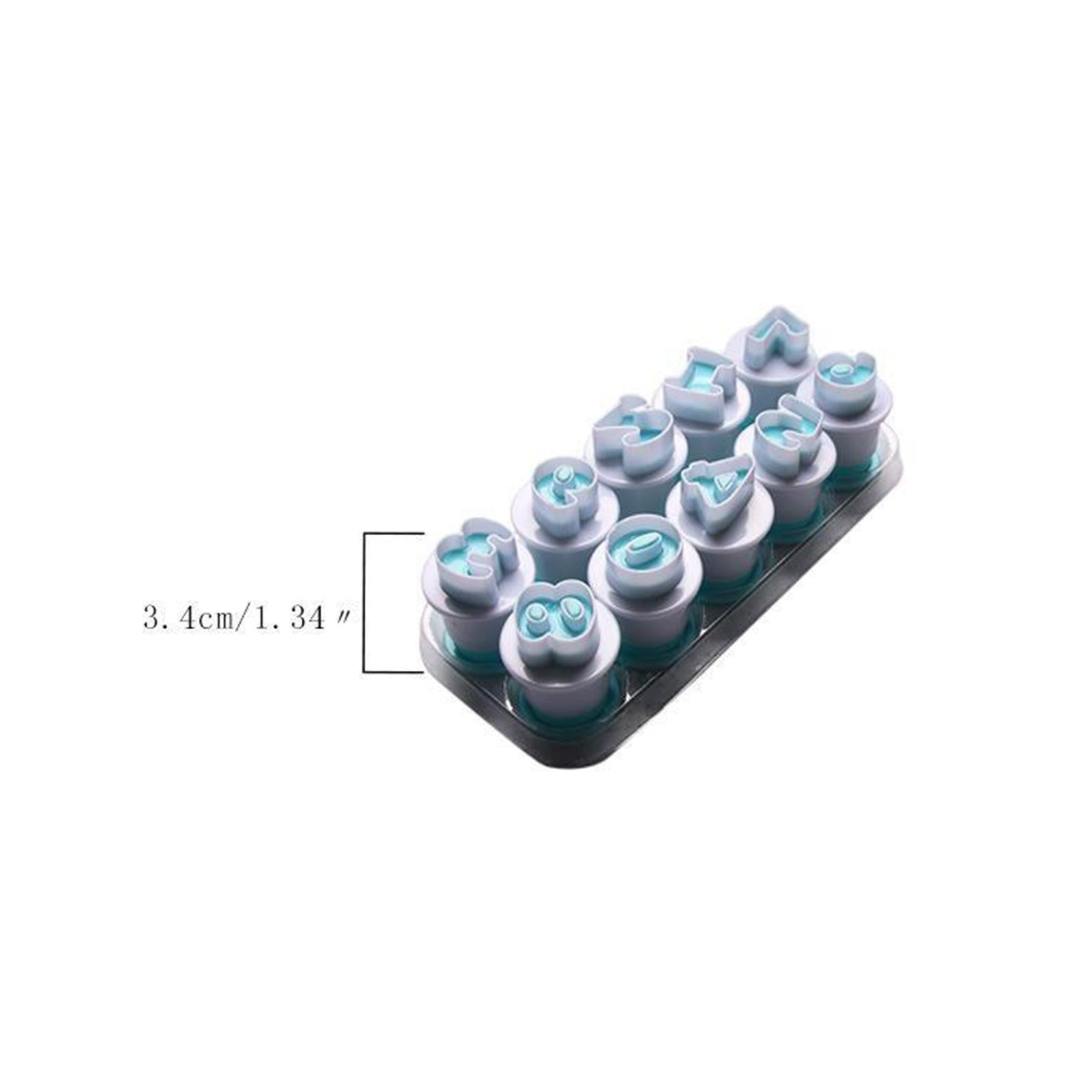 Cookie Cutter Plastic Fondant Cutter Baking Cake Mold Number