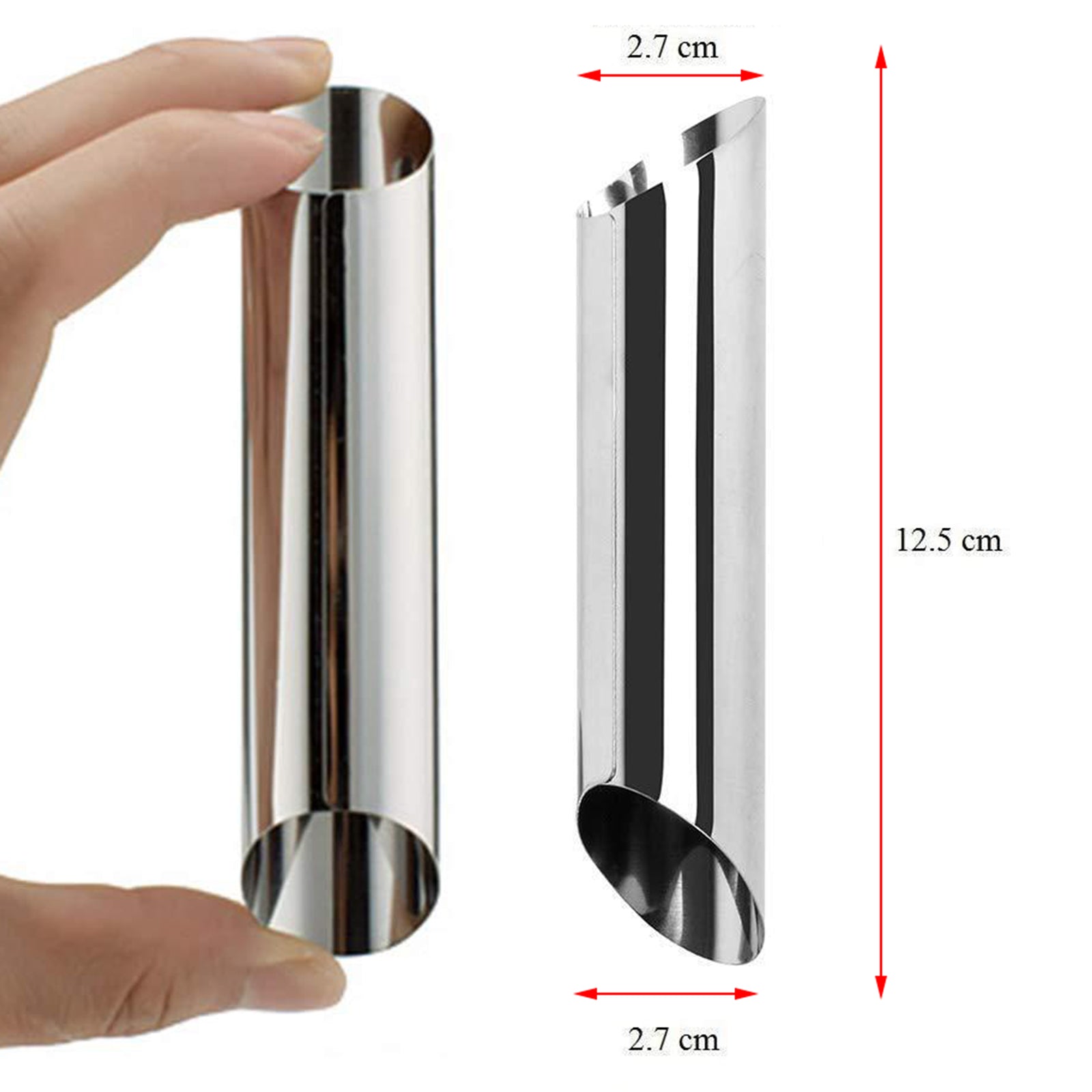 Cannoli Form Tubes, Cream Roll Mold, Danish Pastry Molds, Baking Mould 10pcs