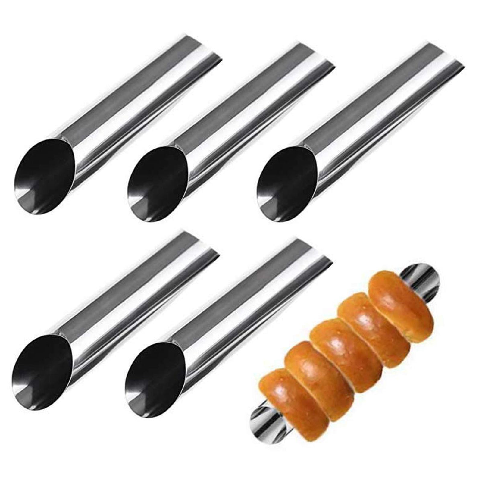 Cannoli Form Tubes, Cream Roll Mold, Danish Pastry Molds, Baking Mould 15pcs