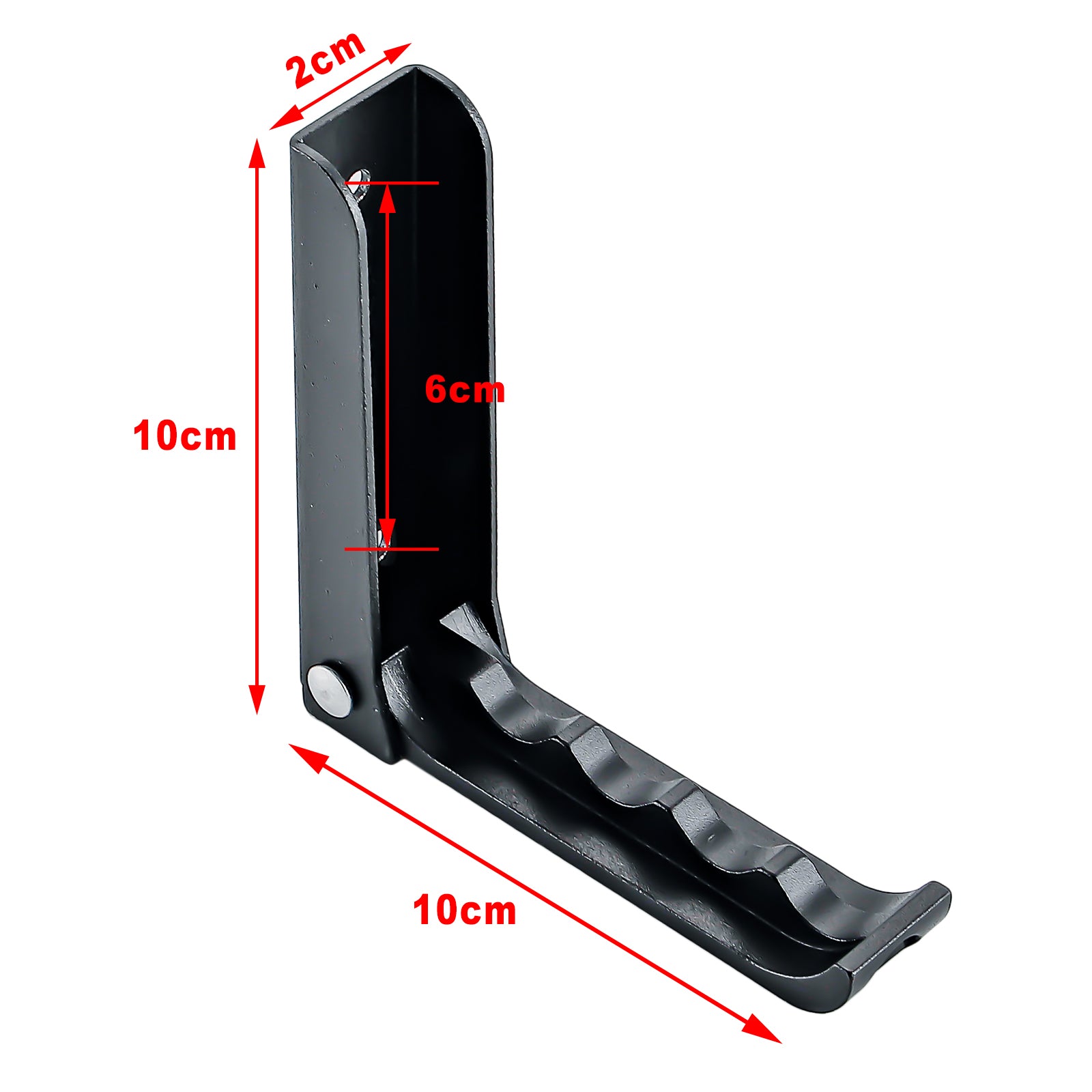 3pcs Aluminum Robe Hanger Hook Durable Wall-mounted Coat Hanger Black