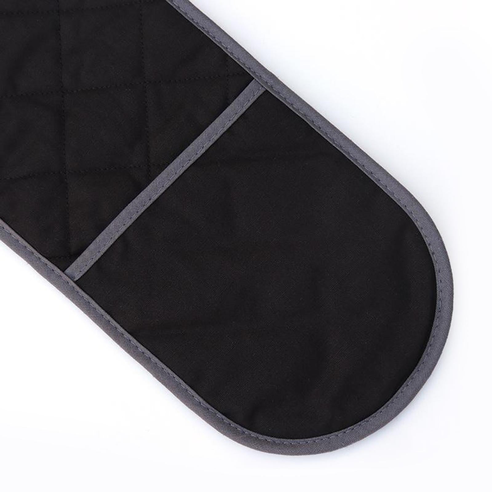 BBQ Kitchen Double End Oven Gloves Insulated Waterproof Microwave Mitts