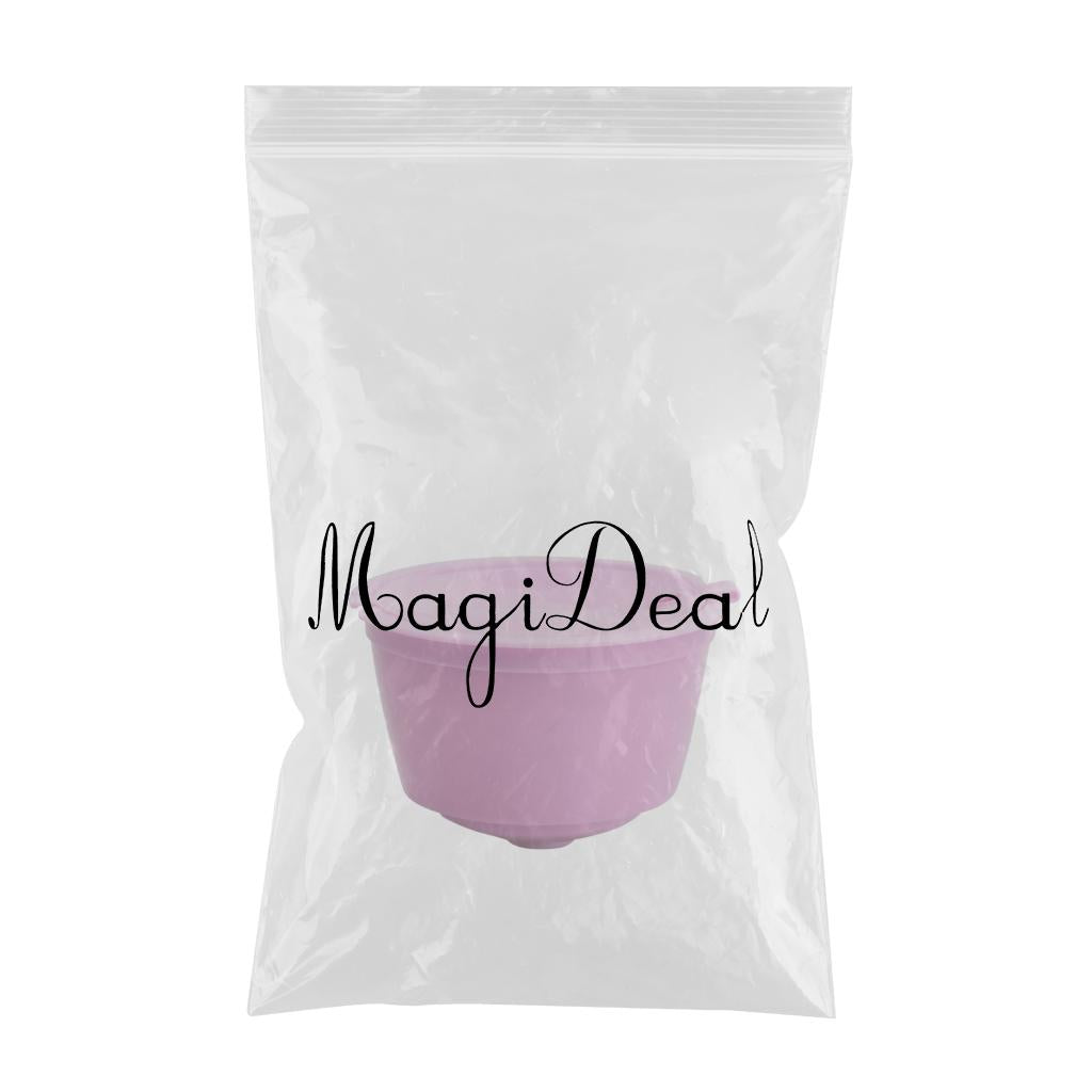 Refillable Reusable Coffee Capsule Pods Cups for Nescafe DolceGusto Pink