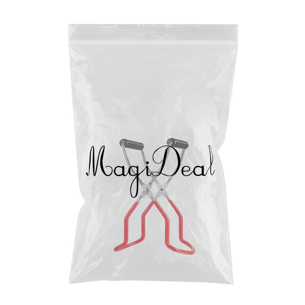 JAR LIFTER COMFORT GRIP CANNING TOOL STAINLESS STEEL TONGS Red