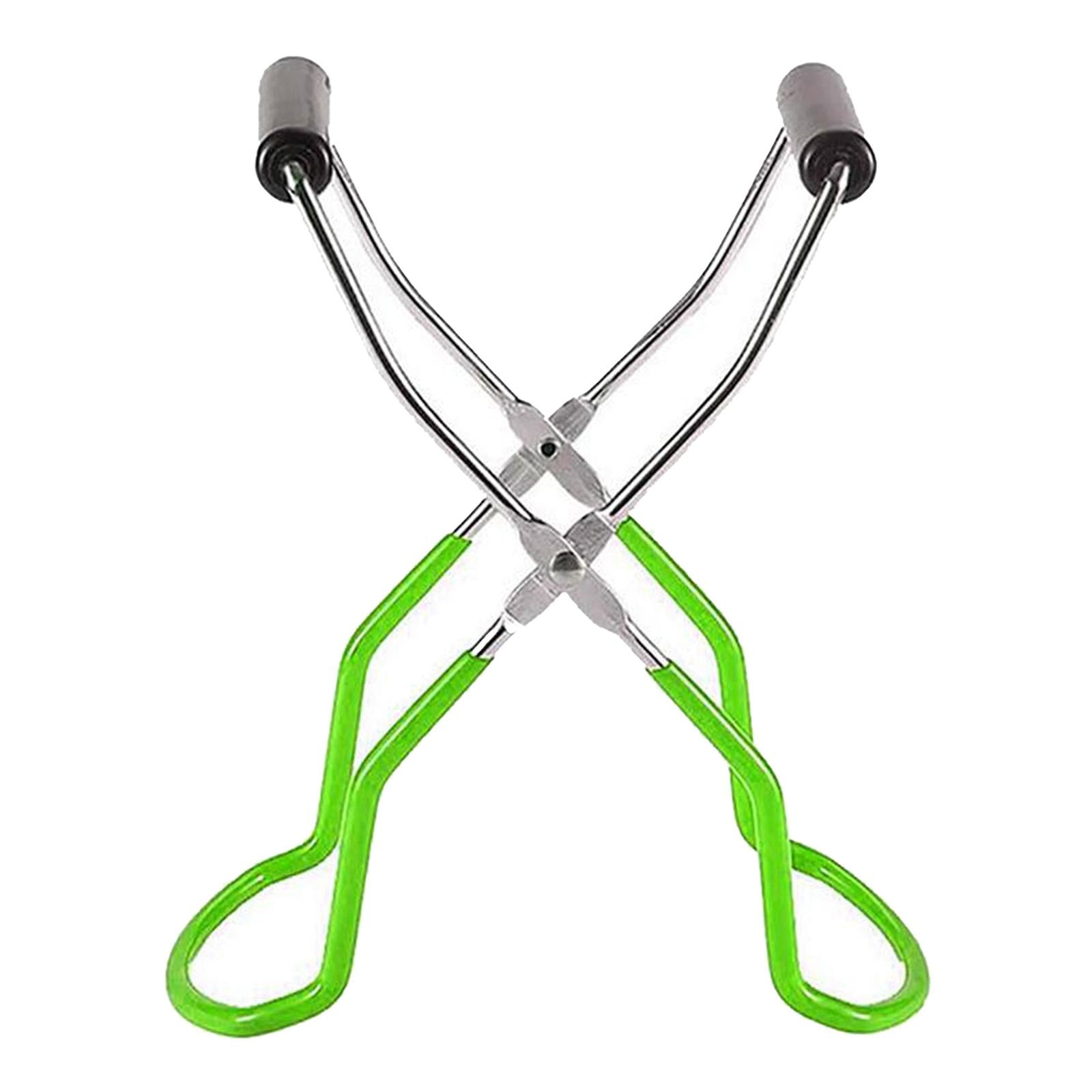 JAR LIFTER COMFORT GRIP CANNING TOOL STAINLESS STEEL TONGS Green