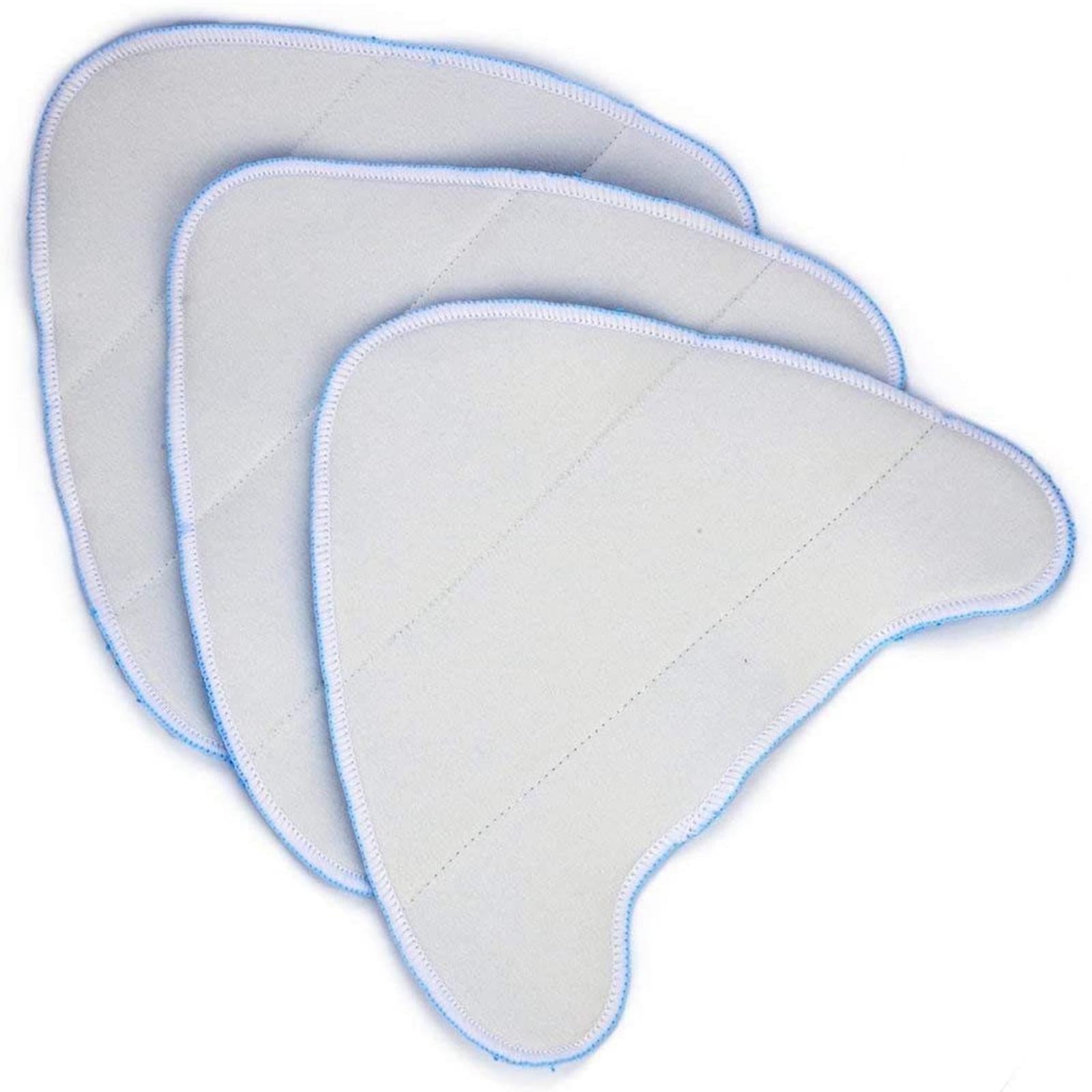 3 Pieces of Triangular Steam Mop Pads for VAX S85-CM S7 S86-SF-CC S86-SF-C