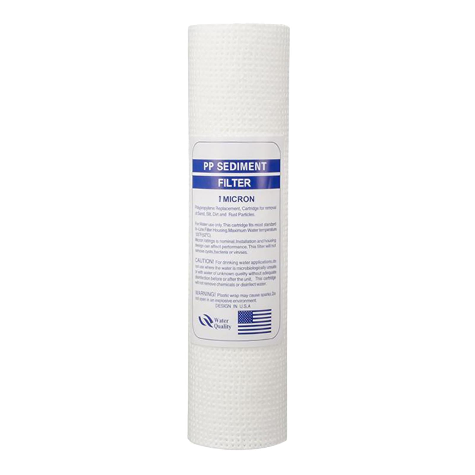 10x2.5" 120g PP Sediment Water Filter House Cartridge Reverse Osmosis 1 Micron"