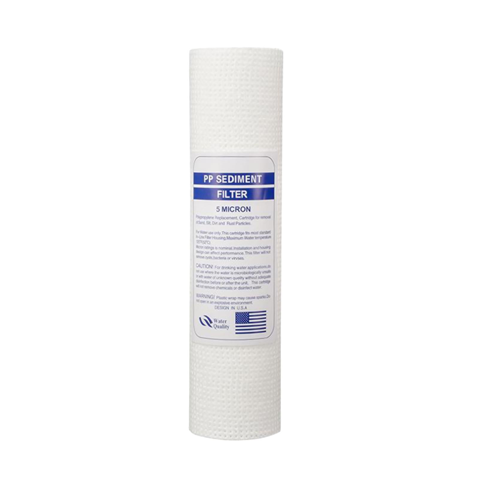 10x2.5" 120g PP Sediment Water Filter House Cartridge Reverse Osmosis 5 Micron"