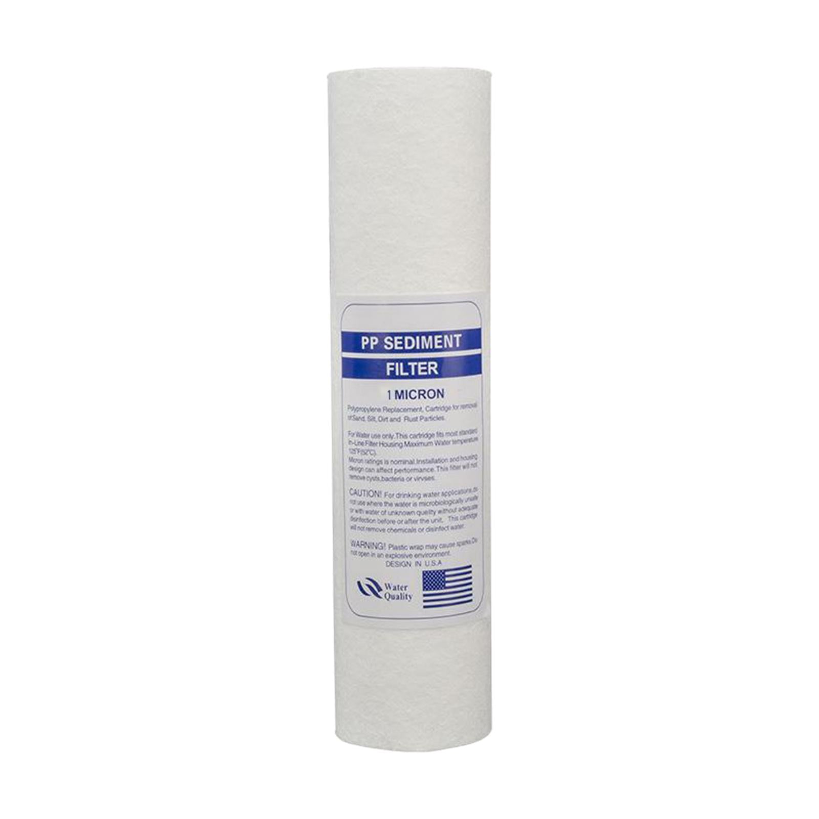 3 Pieces 10 inch Water Purifier Filter PP Cotton Sediment Filter Replacement 1 Micron