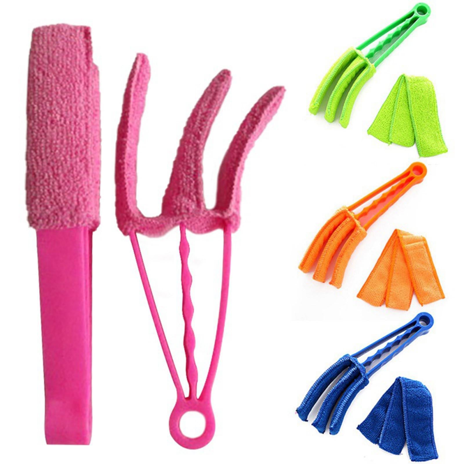 Window Blinds Brush Dust Cleaner Washable Micro Fibre Sleeve Green