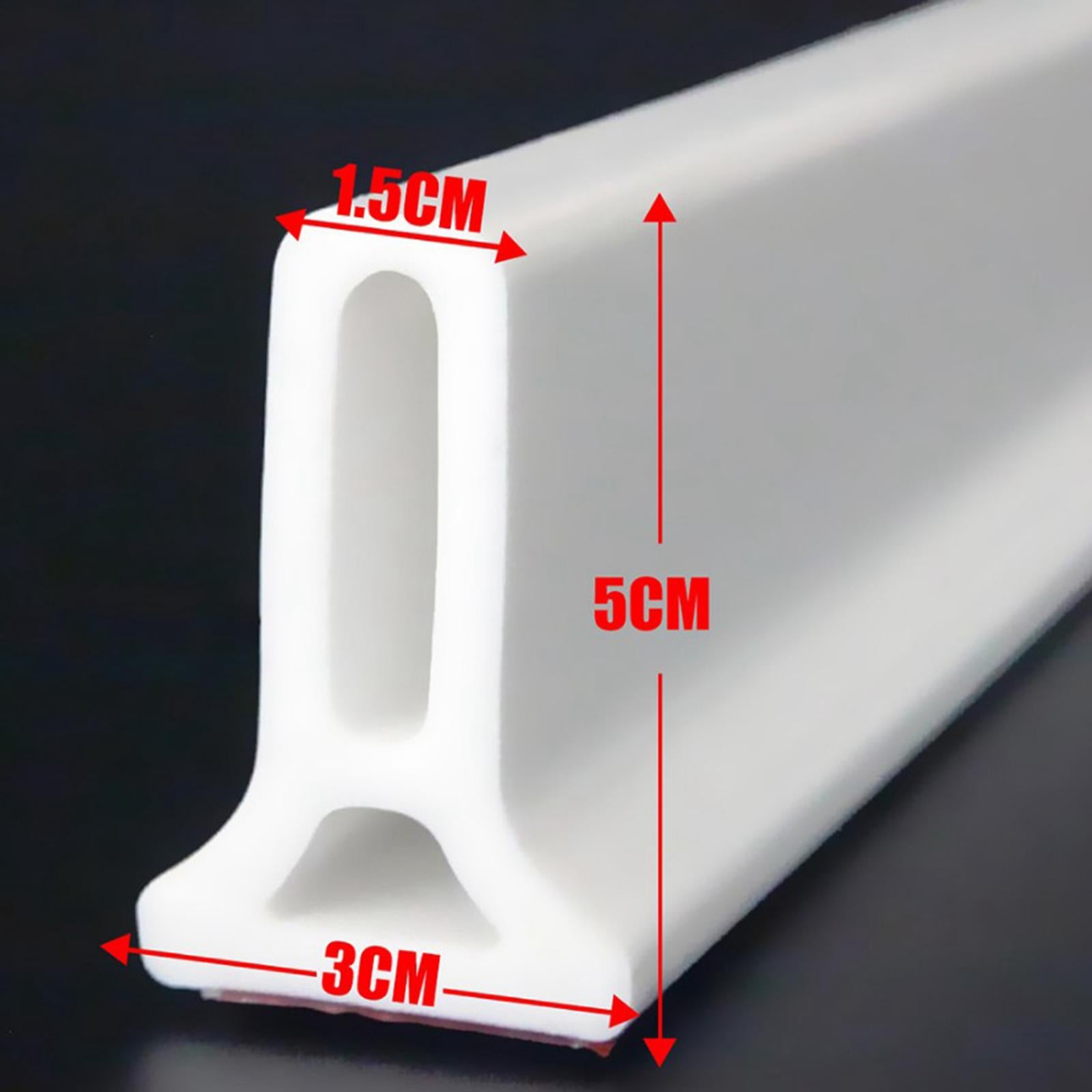 Collapsible Threshold Dam Water Stopper Shower Barrier for Bathroom 60cm