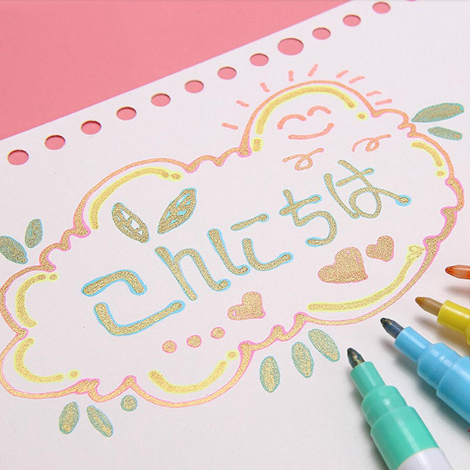 Paint Pens Sets Fine Art Marker Metal Glass Rock Waterproof 18 Colors