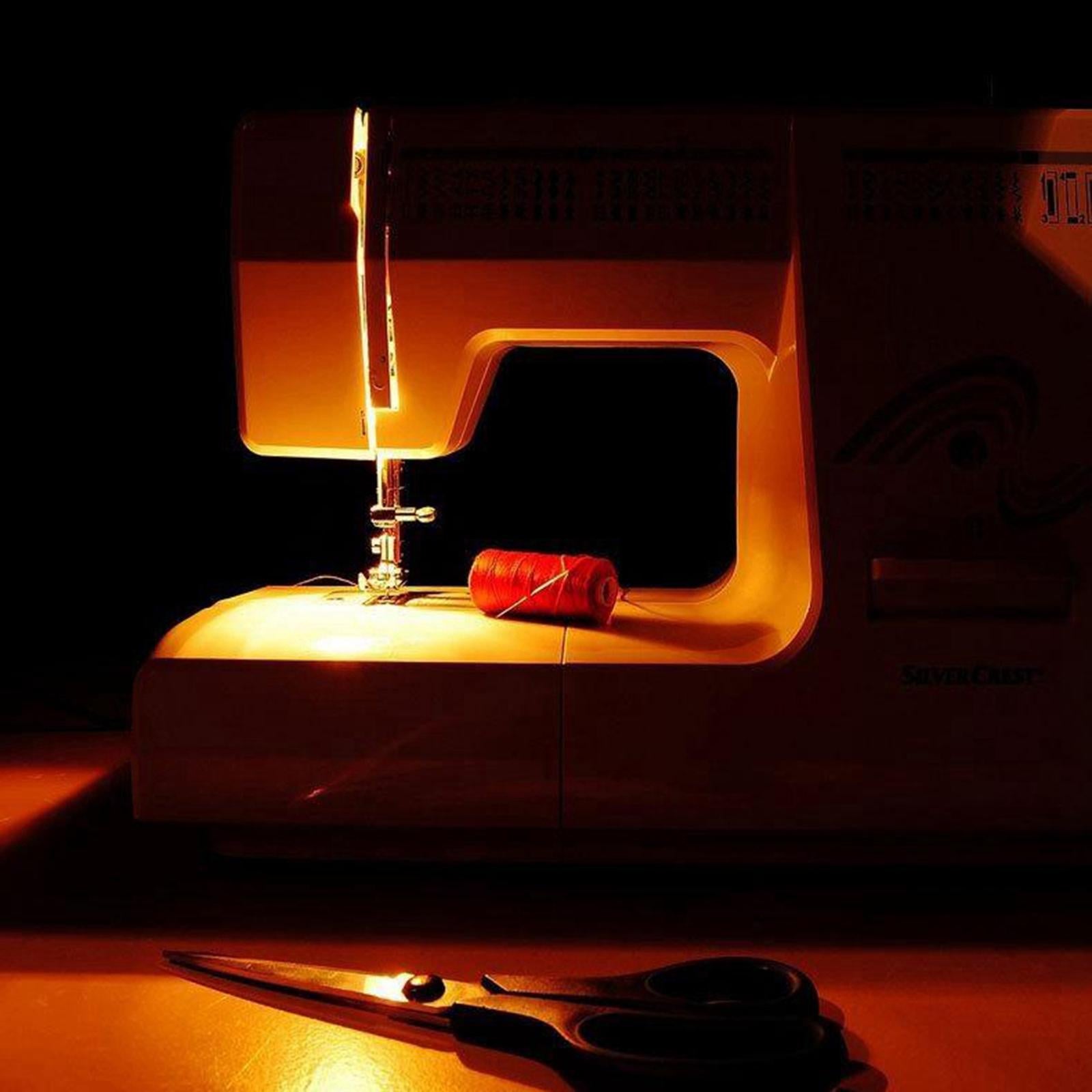 220V Industrial Sew Clothes Machine LED Light Workbench Magnetic Base Lamp