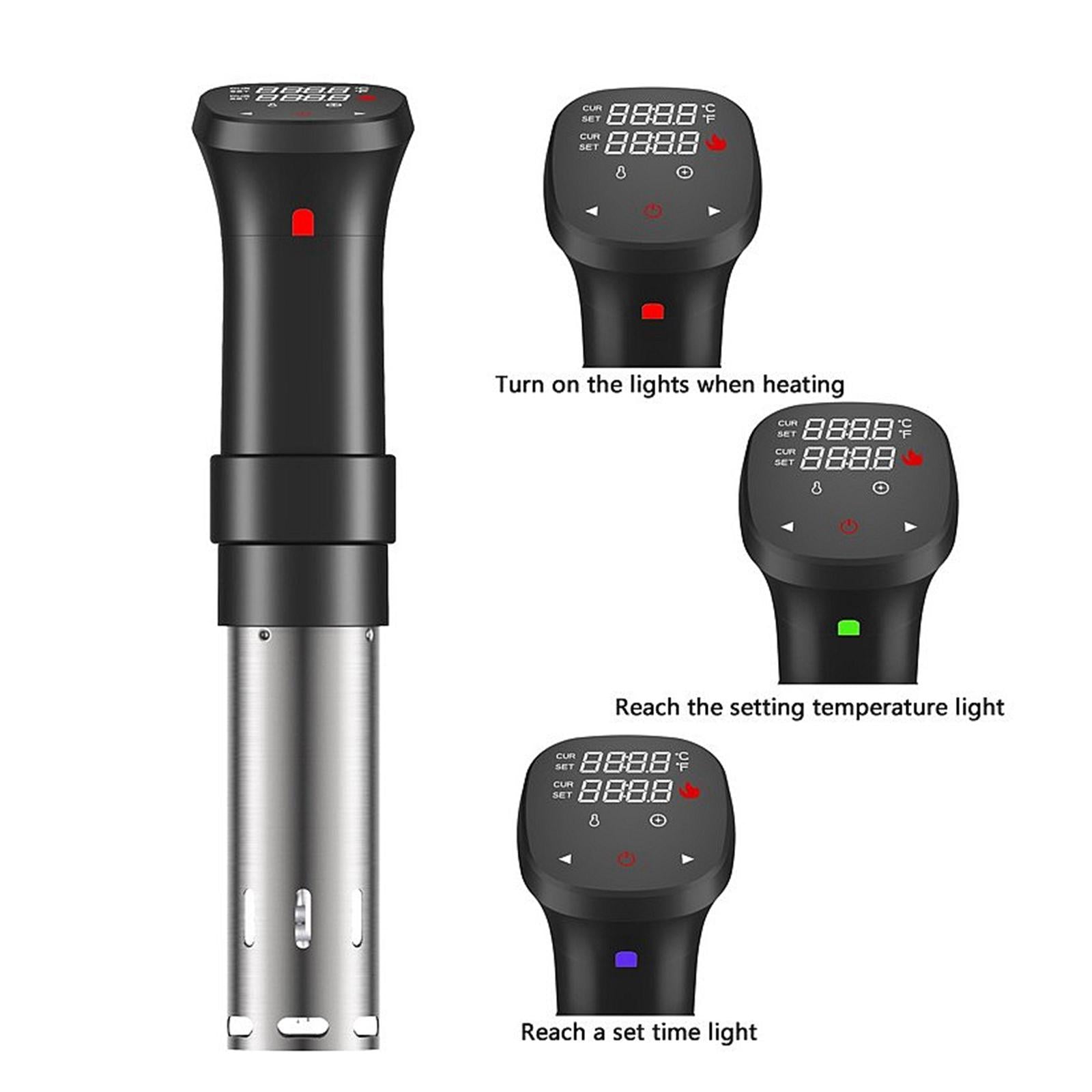 Sous Vide Precision Cooker Machine 1800W for Kitchen LCD Display
