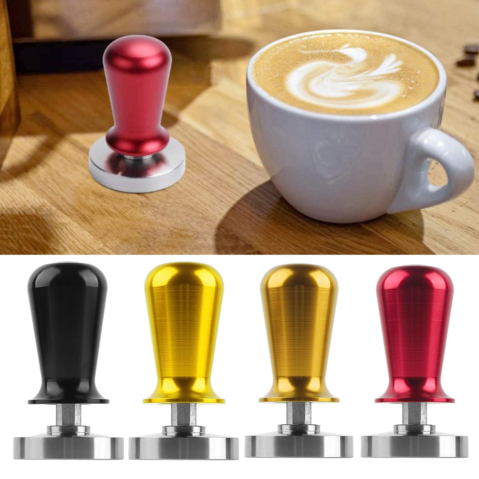Coffee Tamper Adjustable Handle Powder Press Kitchen Coffee Tool Black