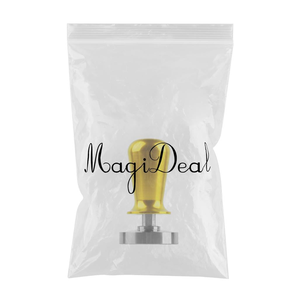 Coffee Tamper Adjustable Handle Powder Press Kitchen Coffee Tool Golden