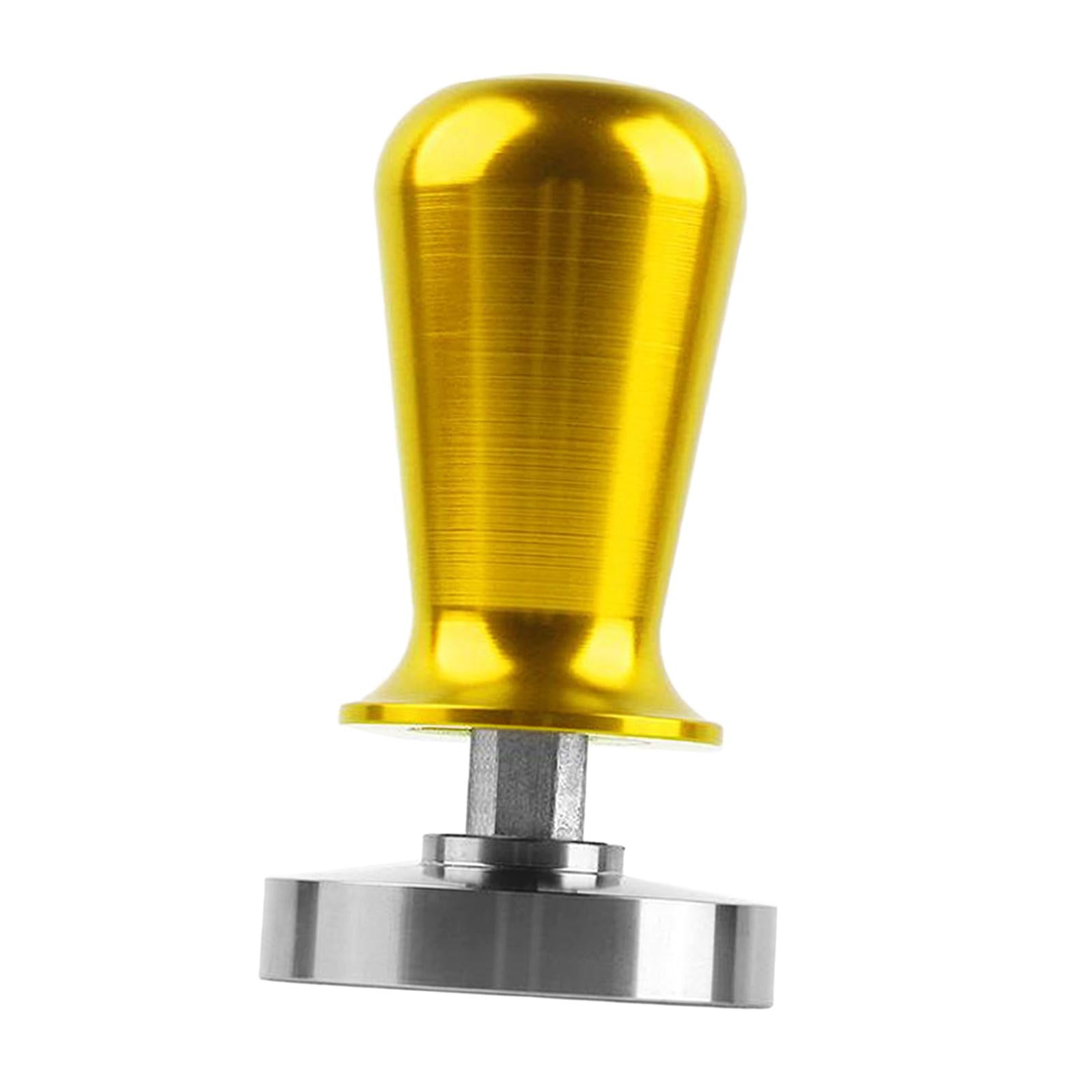 Coffee Tamper Adjustable Handle Powder Press Kitchen Coffee Tool Golden