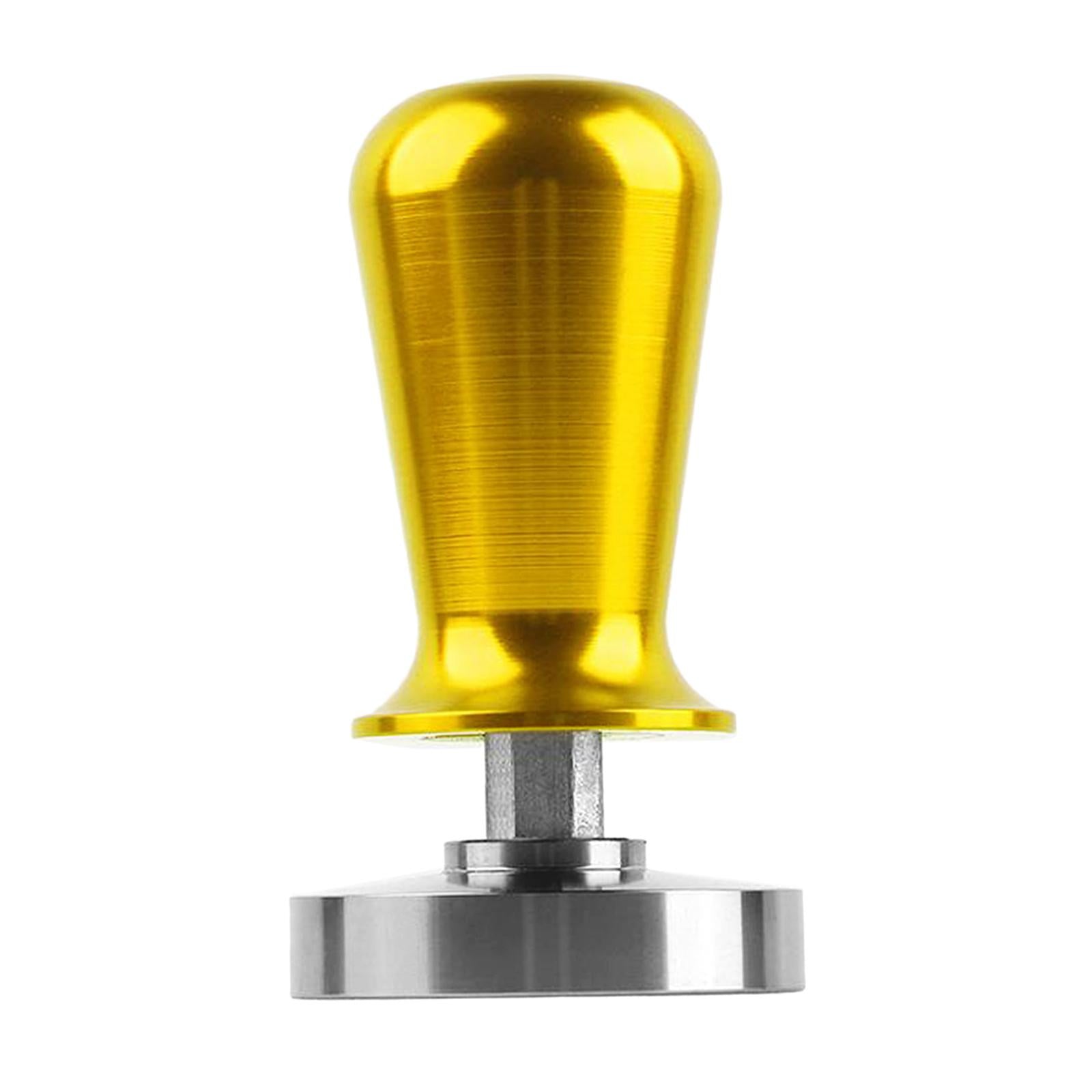 Coffee Tamper Adjustable Handle Powder Press Kitchen Coffee Tool Golden