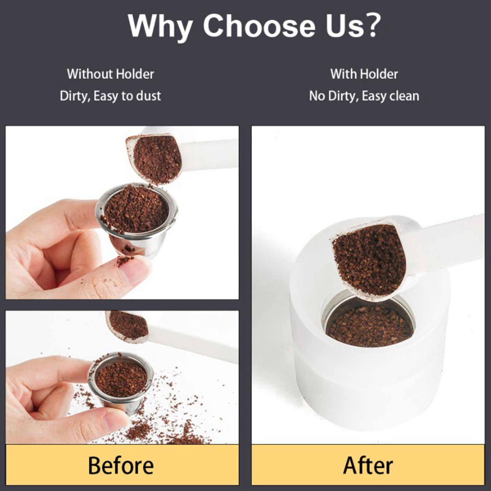Coffee Tool Accs Coffee Filter Capsule Easy Operation Plastic Tamper Style1