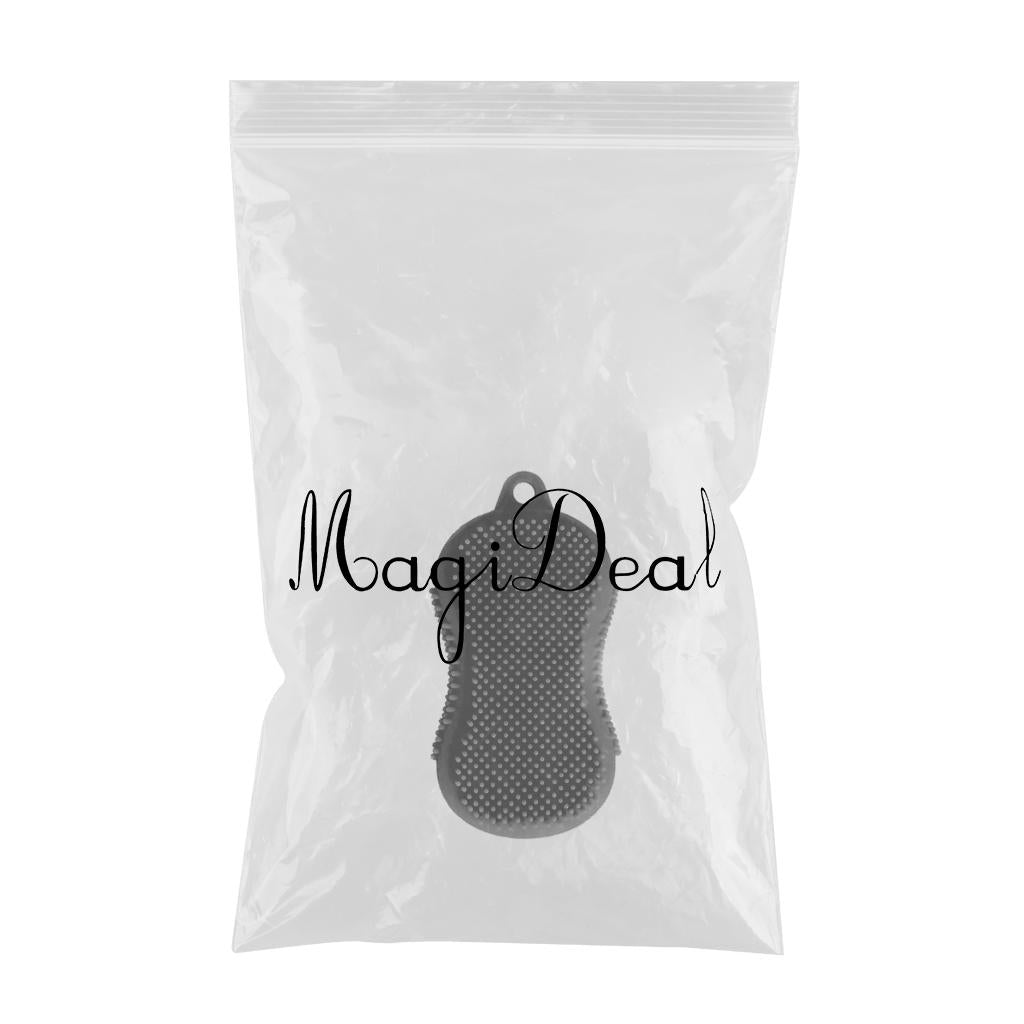 Silicone Bath Body Brush Exfoliating Scrub Brush Ultra Soft Texture Black