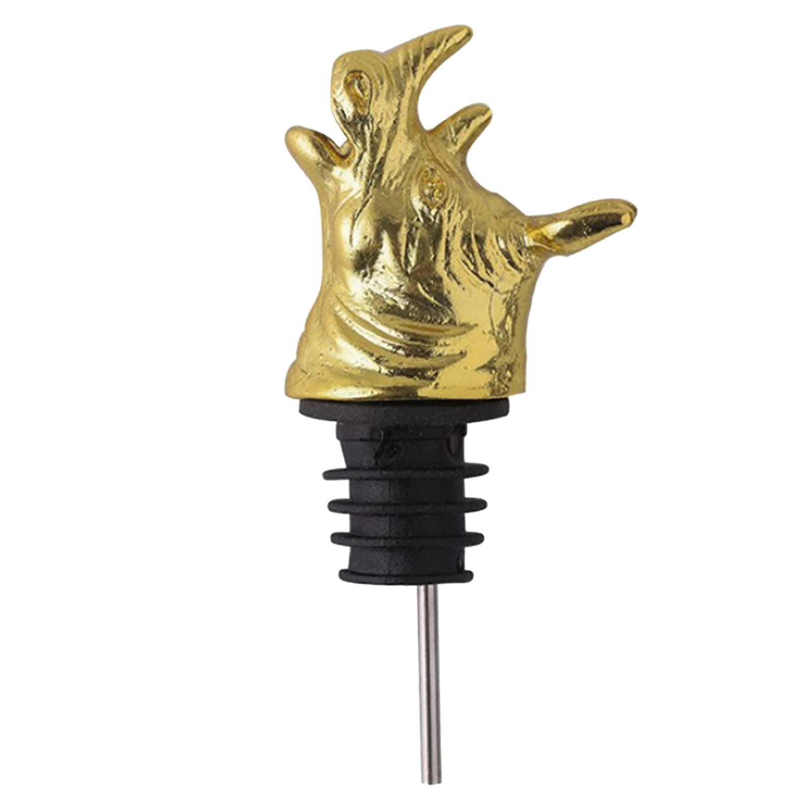 Zinc Alloy Wine Aerators Pourer Wine Stopper Bottle Pourer Home Kitchen Accs rhinoceros