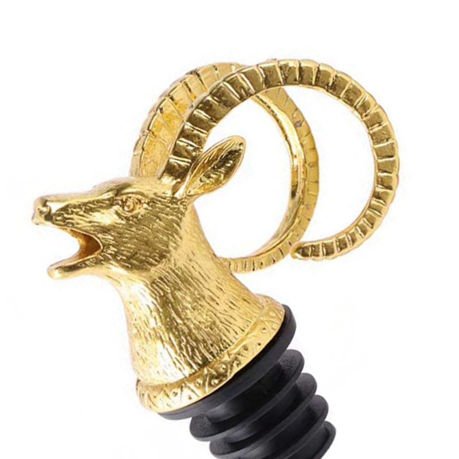 Zinc Alloy Wine Aerators Pourer Wine Stopper Bottle Pourer Home Kitchen Accs antelope