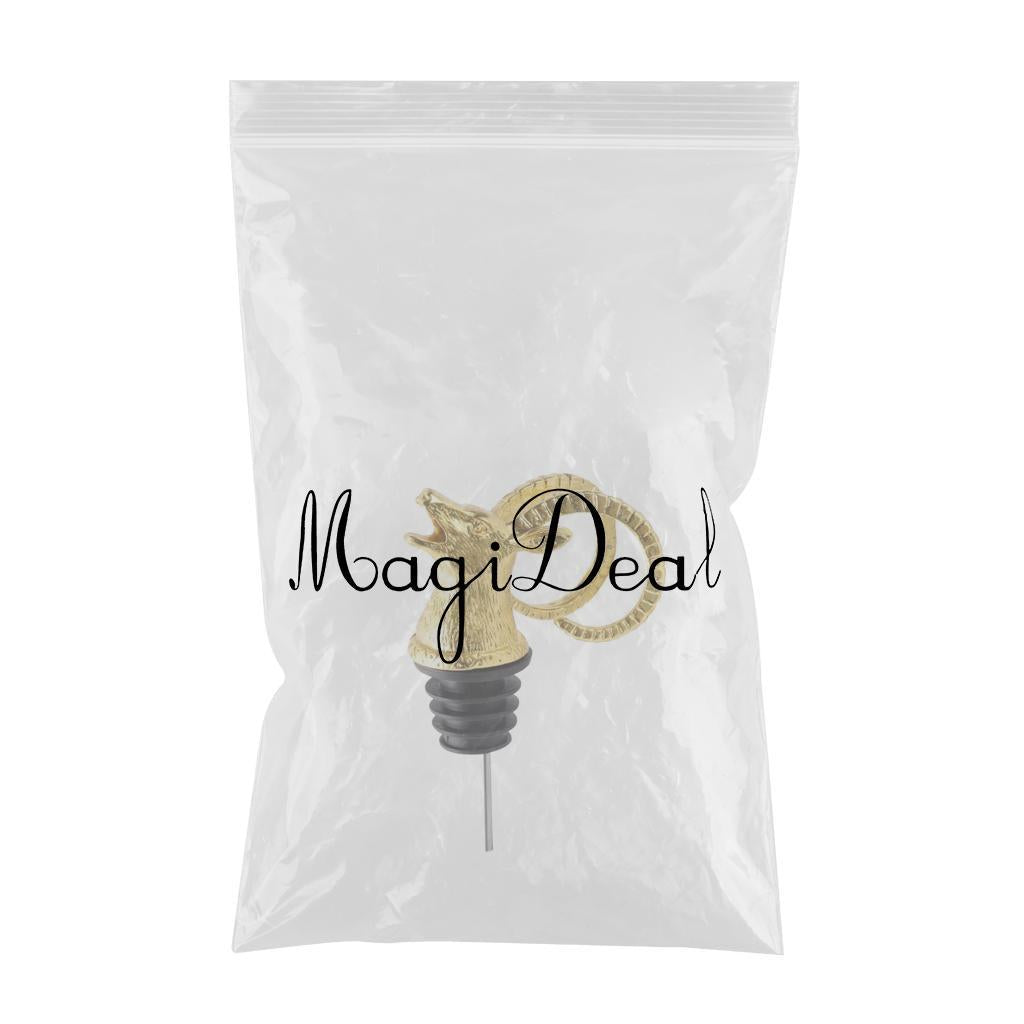 Zinc Alloy Wine Aerators Pourer Wine Stopper Bottle Pourer Home Kitchen Accs antelope