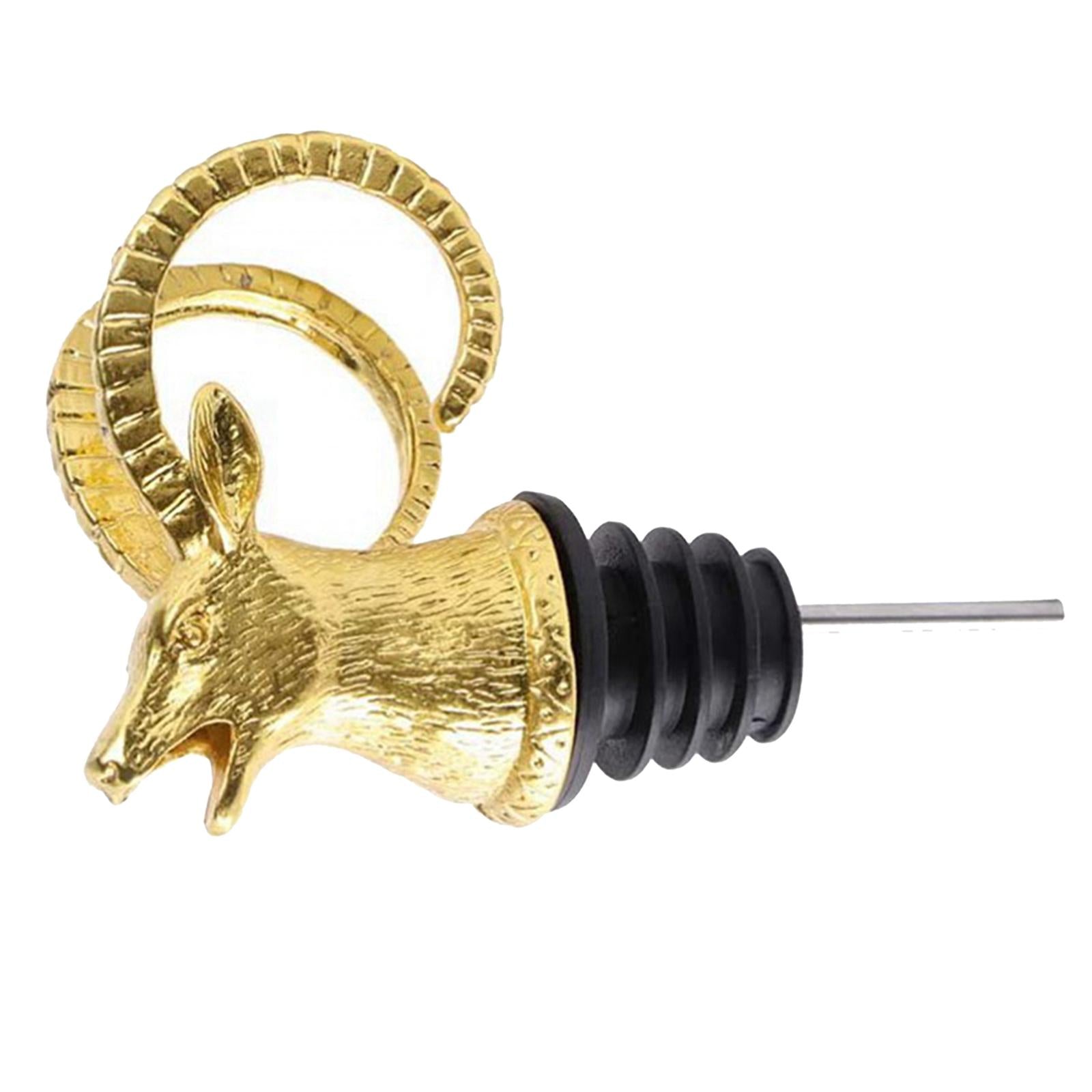 Zinc Alloy Wine Aerators Pourer Wine Stopper Bottle Pourer Home Kitchen Accs antelope