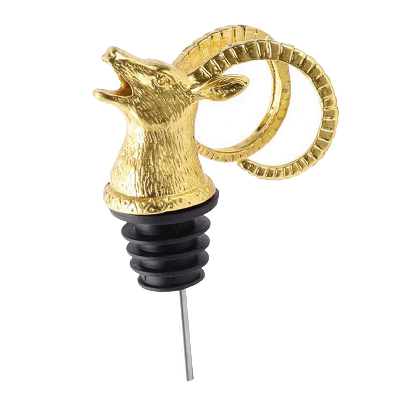 Zinc Alloy Wine Aerators Pourer Wine Stopper Bottle Pourer Home Kitchen Accs antelope