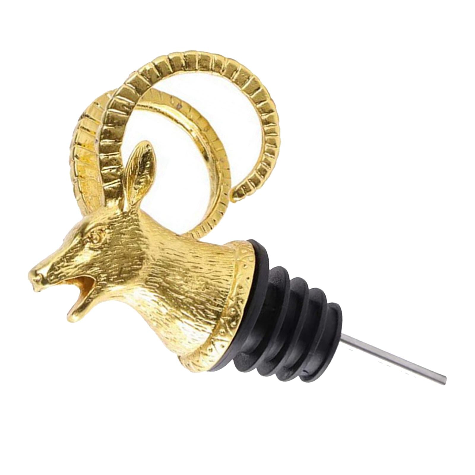 Zinc Alloy Wine Aerators Pourer Wine Stopper Bottle Pourer Home Kitchen Accs antelope