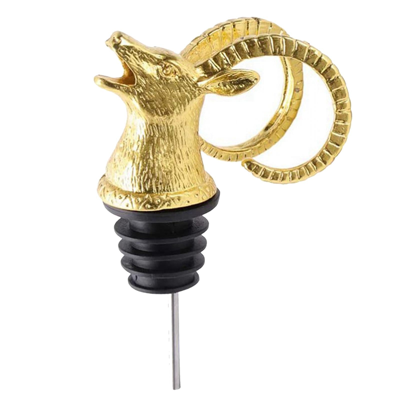 Zinc Alloy Wine Aerators Pourer Wine Stopper Bottle Pourer Home Kitchen Accs antelope