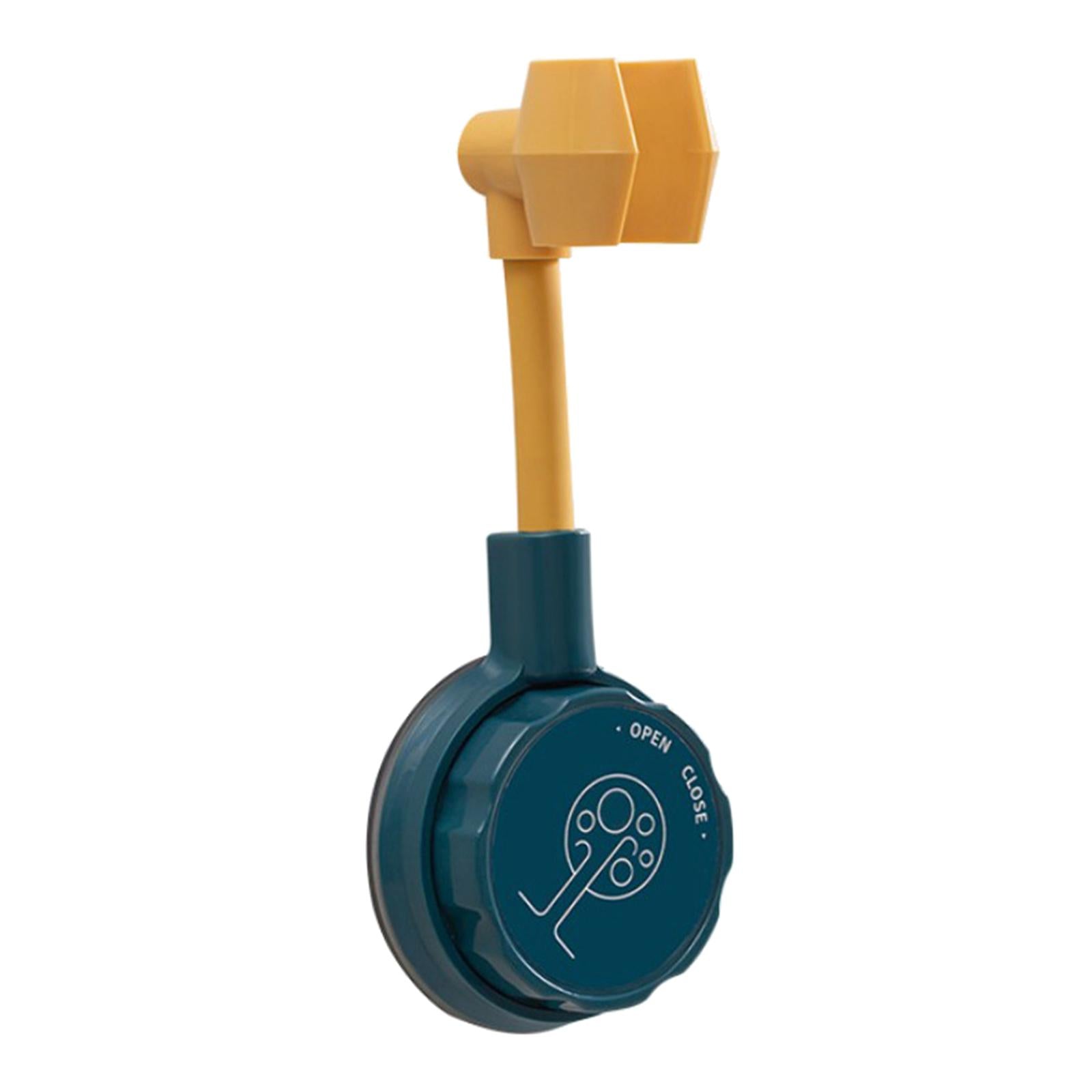 Bathroom Wall-Mounted Shower Head Holder Bracket Adjustable Blue