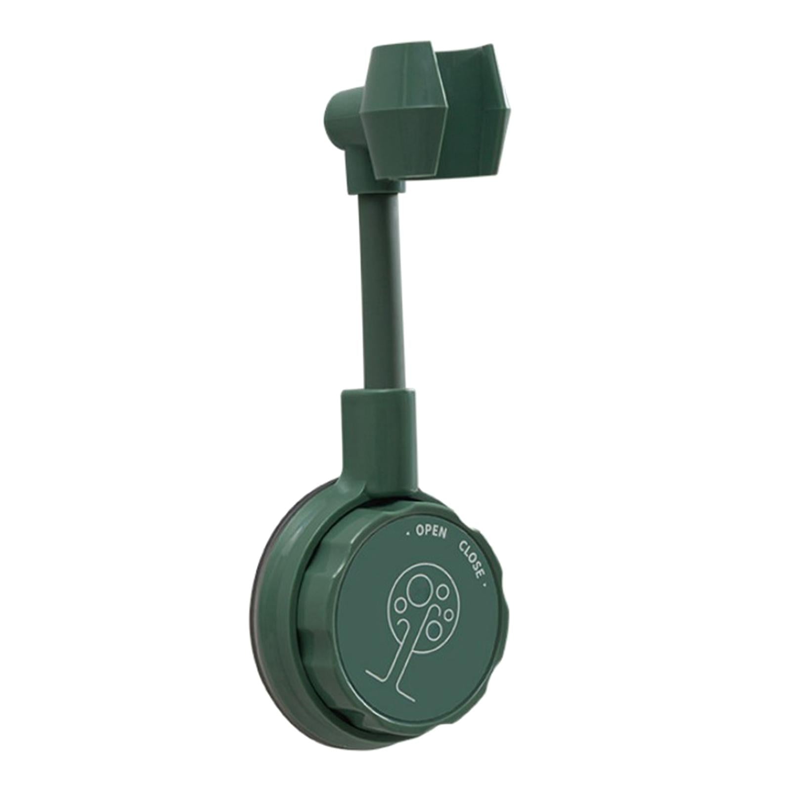 Bathroom Wall-Mounted Shower Head Holder Bracket Adjustable Green
