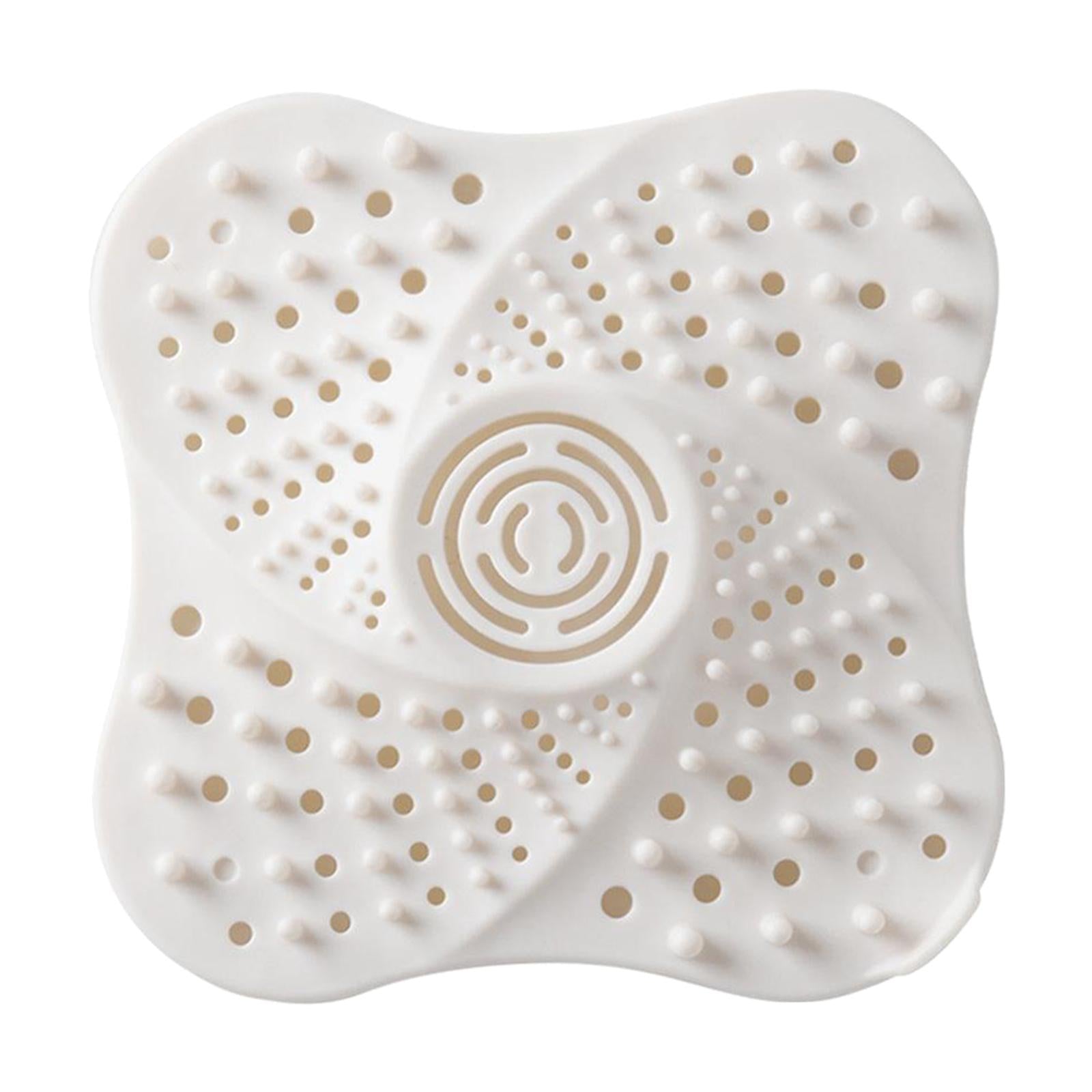 Bathroom Drain Hair Catcher Bath Stopper Water Sink Strainer Filter White