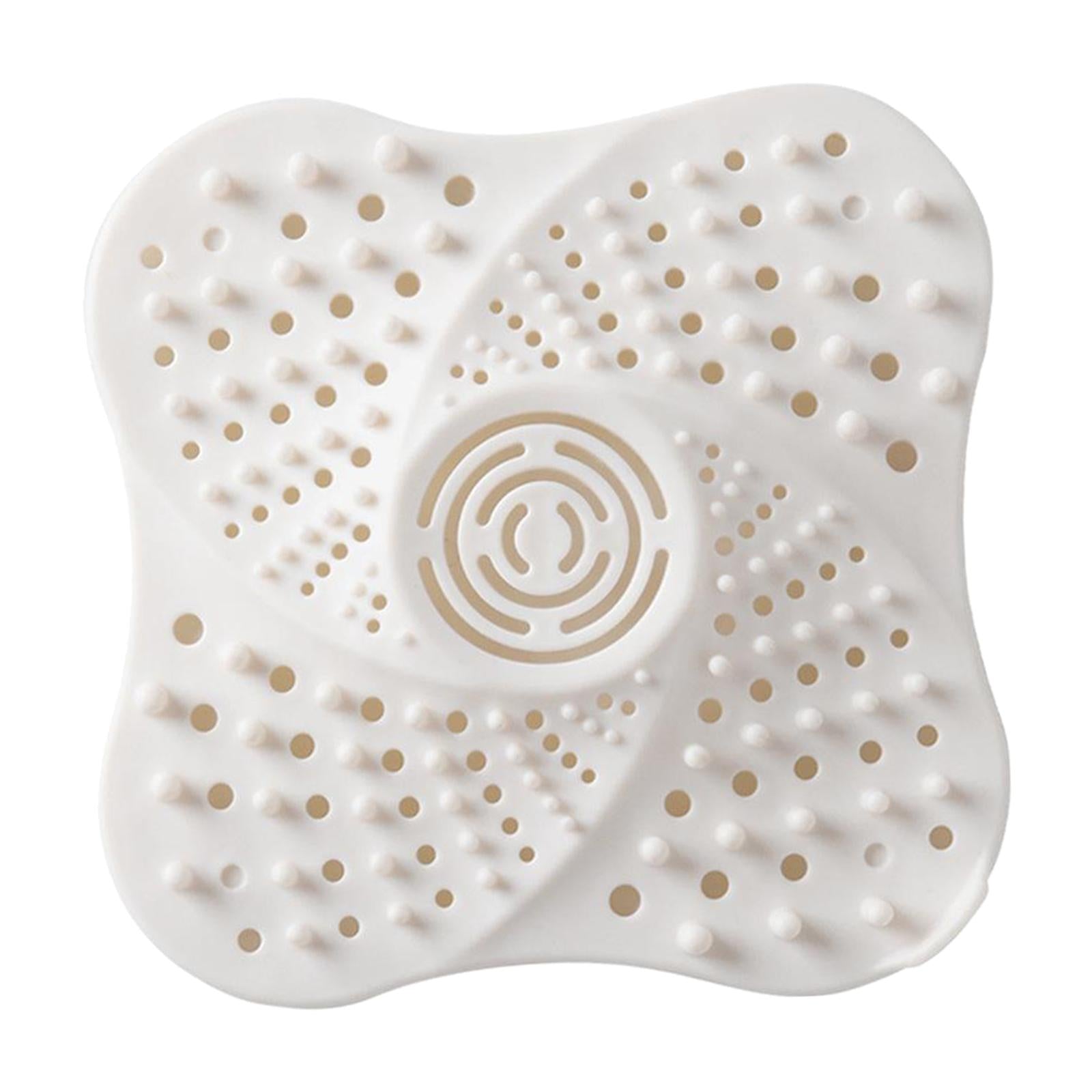 Bathroom Drain Hair Catcher Bath Stopper Water Sink Strainer Filter White