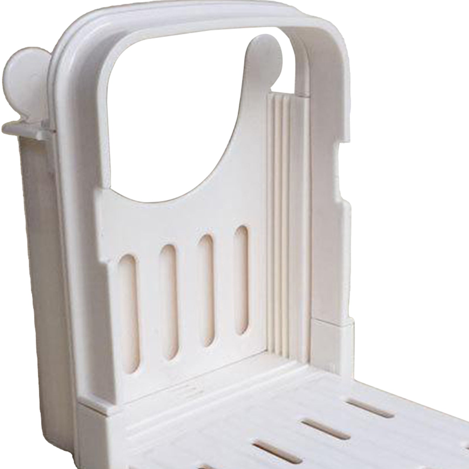 Adjustable Bread Slicer White Toast Slicer Cutting Guide Foldable
