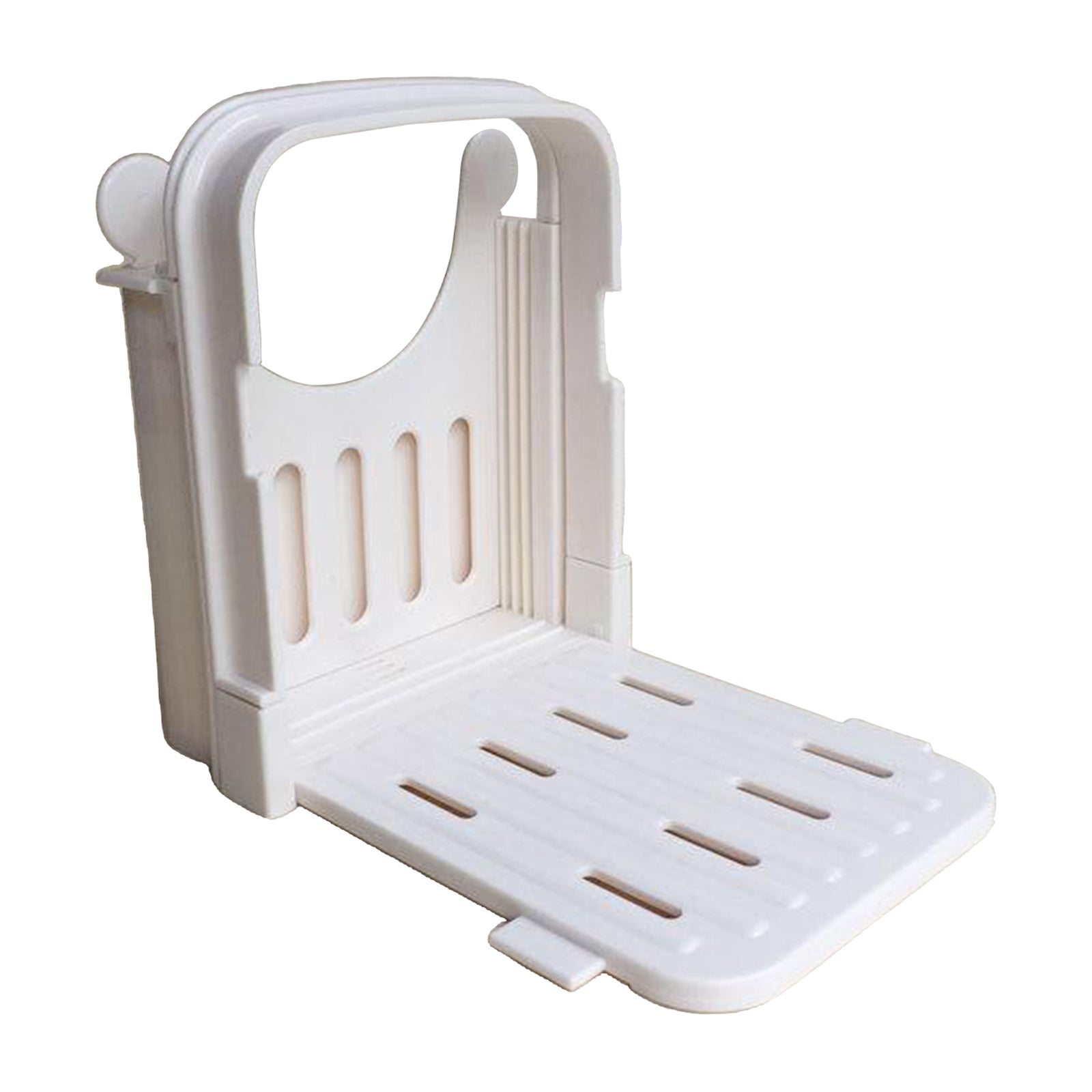 Adjustable Bread Slicer White Toast Slicer Cutting Guide Foldable