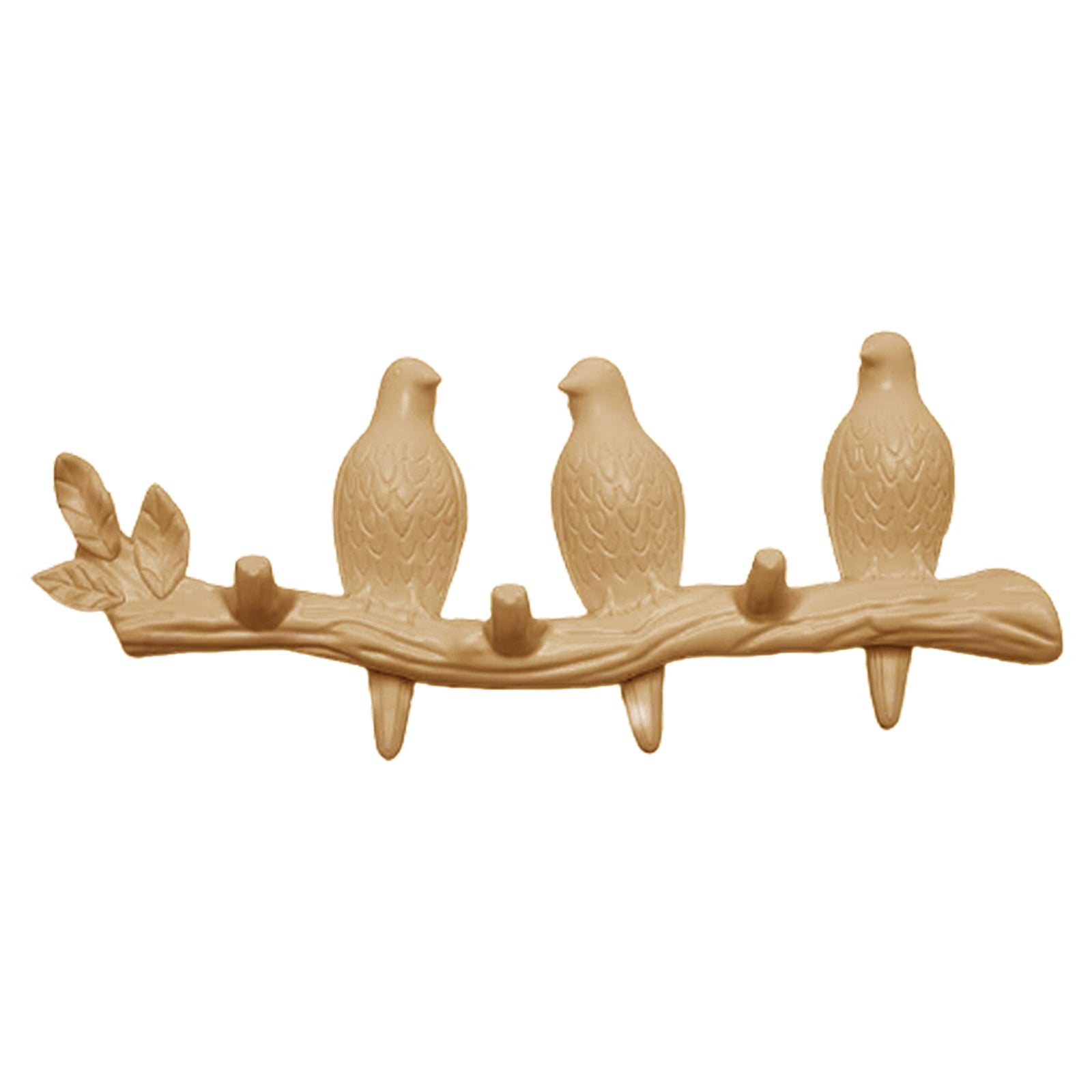 Creative Birds Wall-mounted Art Hanger Cap Holder Storage Home Decor Gift pearl 3 bird
