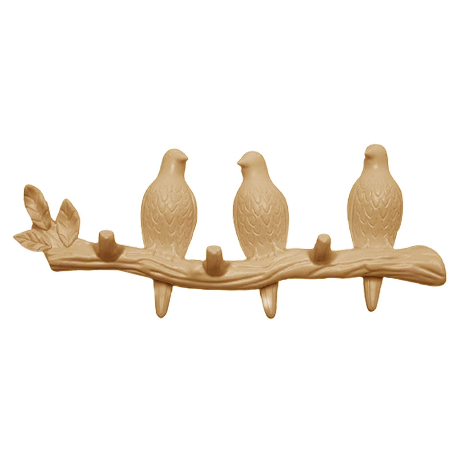 Creative Birds Wall-mounted Art Hanger Cap Holder Storage Home Decor Gift pearl 3 bird
