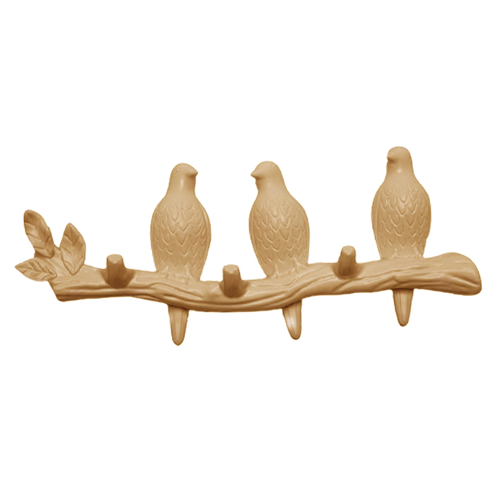 Creative Birds Wall-mounted Art Hanger Cap Holder Storage Home Decor Gift pearl 3 bird