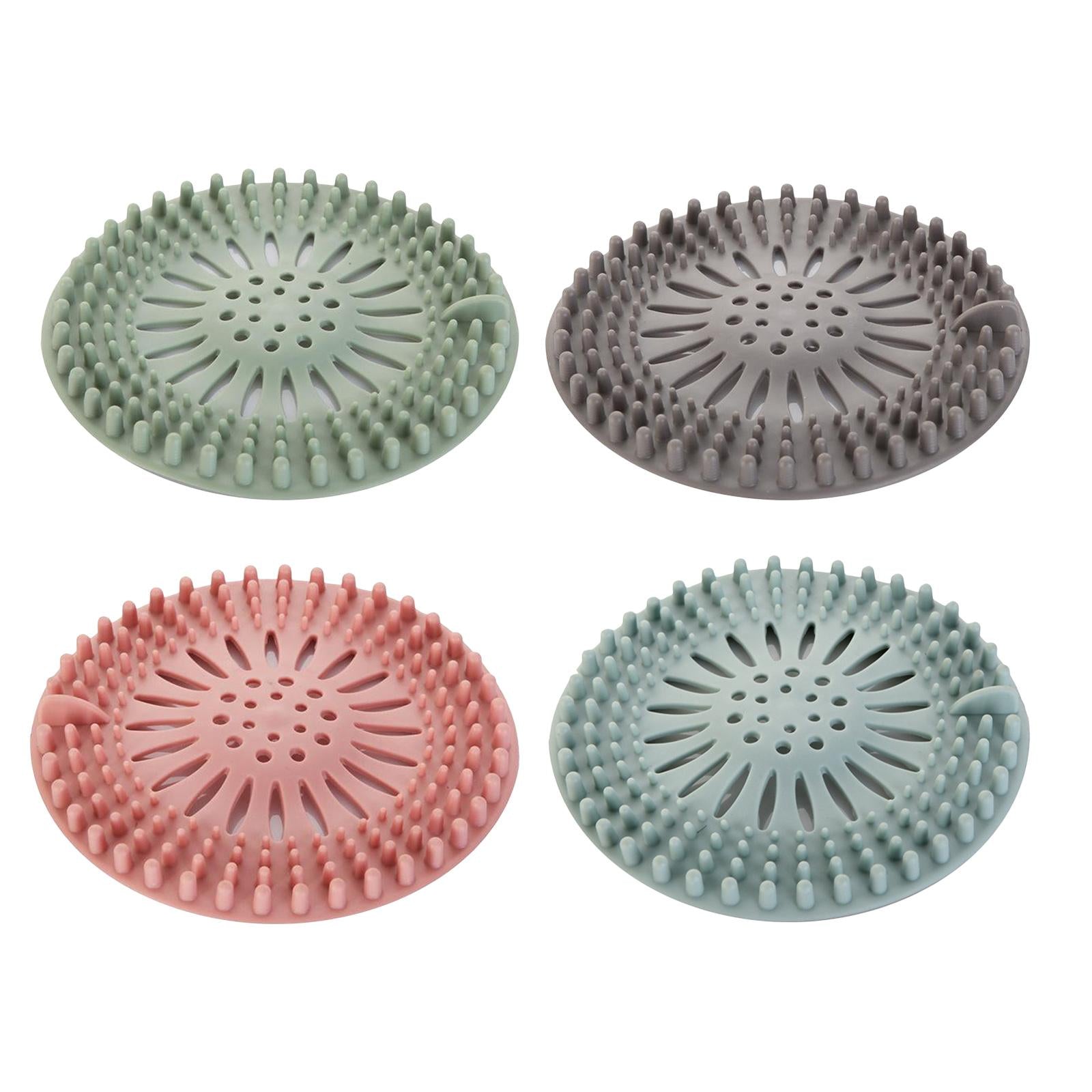 Sink Trap Filter Hair Catcher Shower Bath Cover Basin Drain Strainer Pink