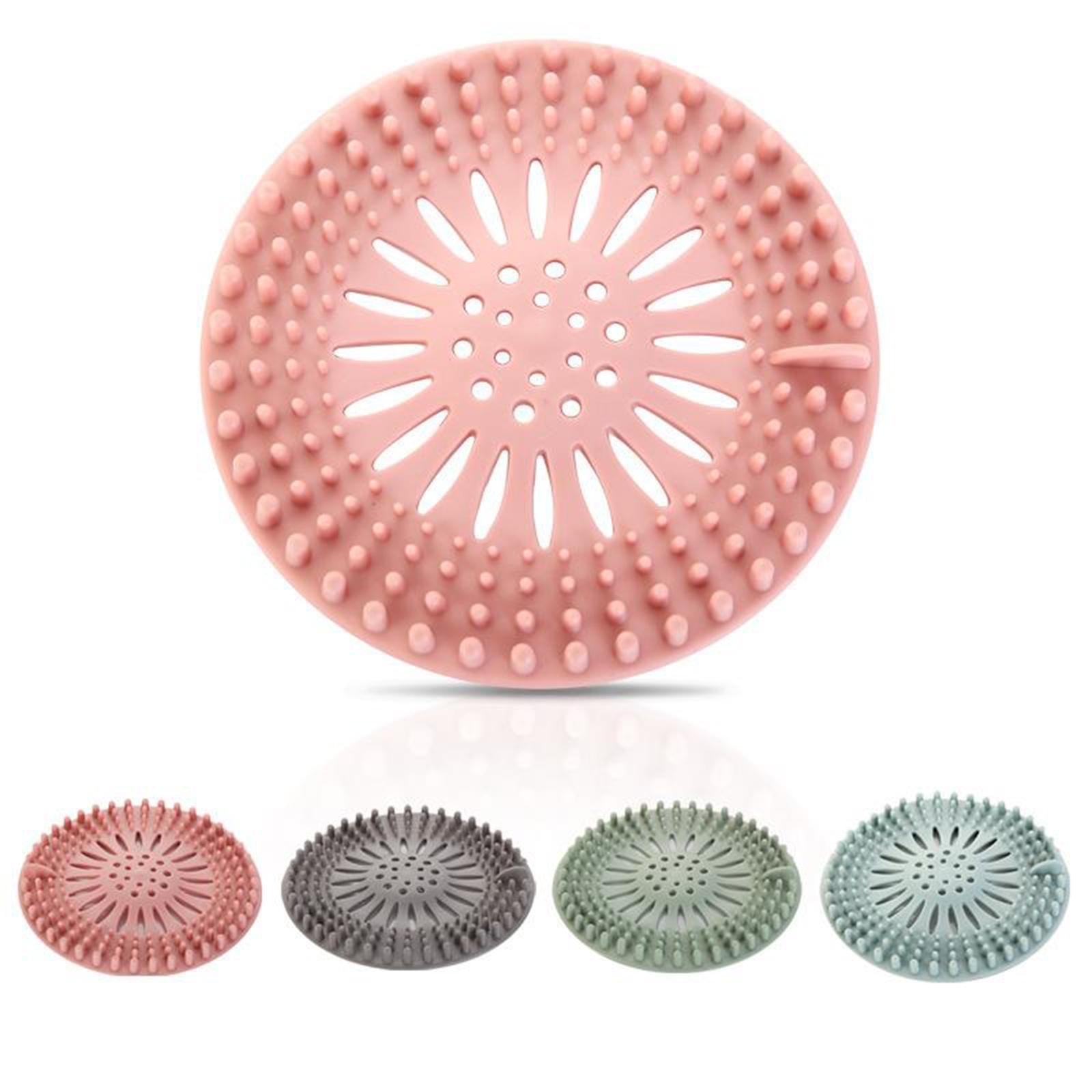 Sink Trap Filter Hair Catcher Shower Bath Cover Basin Drain Strainer Grey