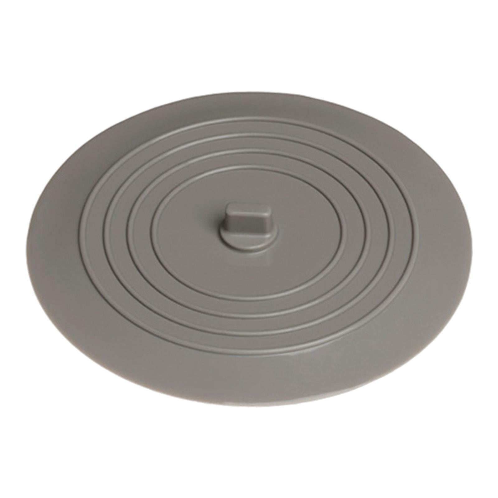 Silicone Tub Stopper Bathtub Drain Stopper Sealing Sink Stopper Gray