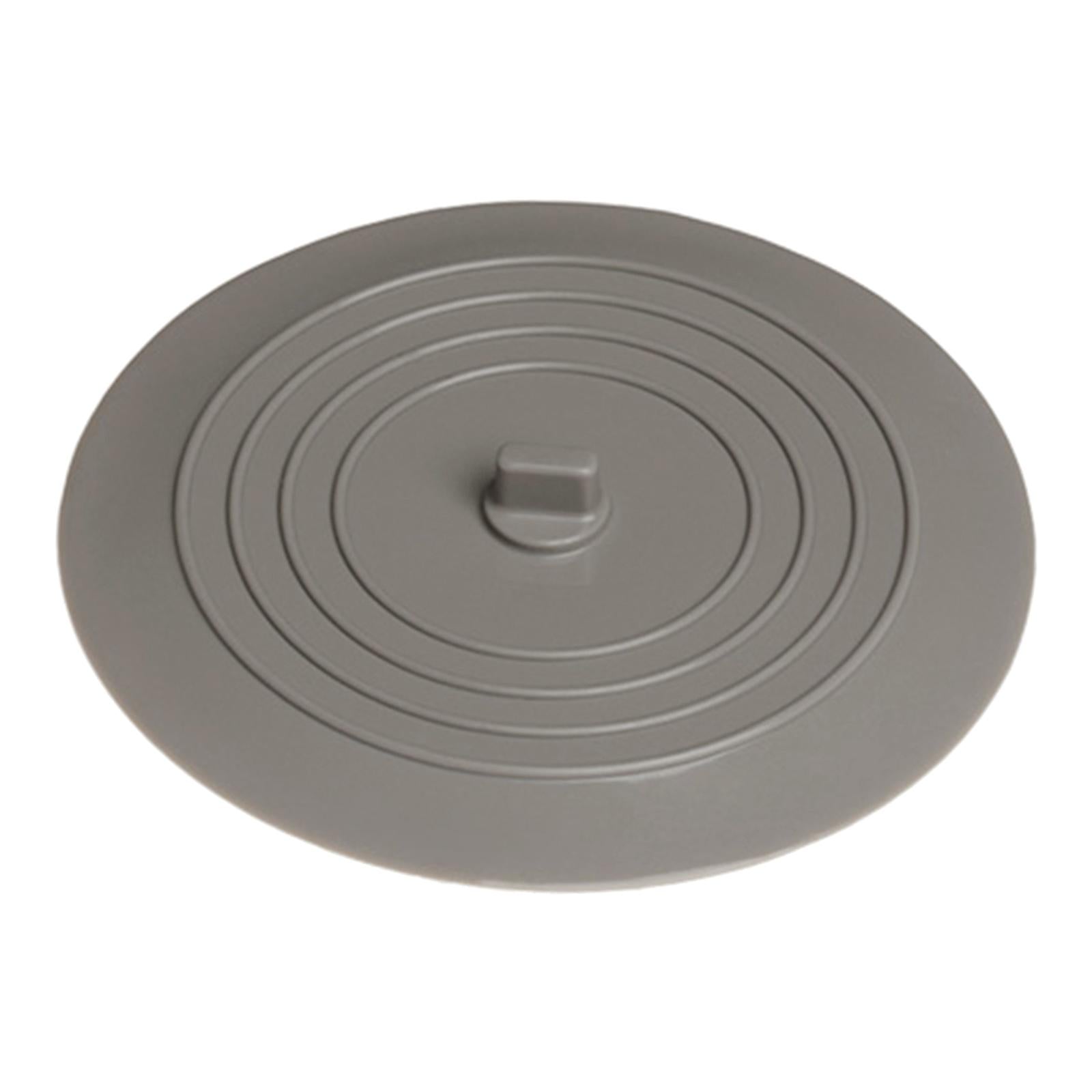 Silicone Tub Stopper Bathtub Drain Stopper Sealing Sink Stopper Gray